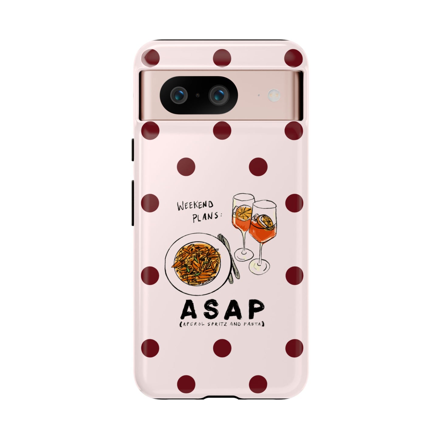 "Weekend Plans: ASAP" iPhone Case