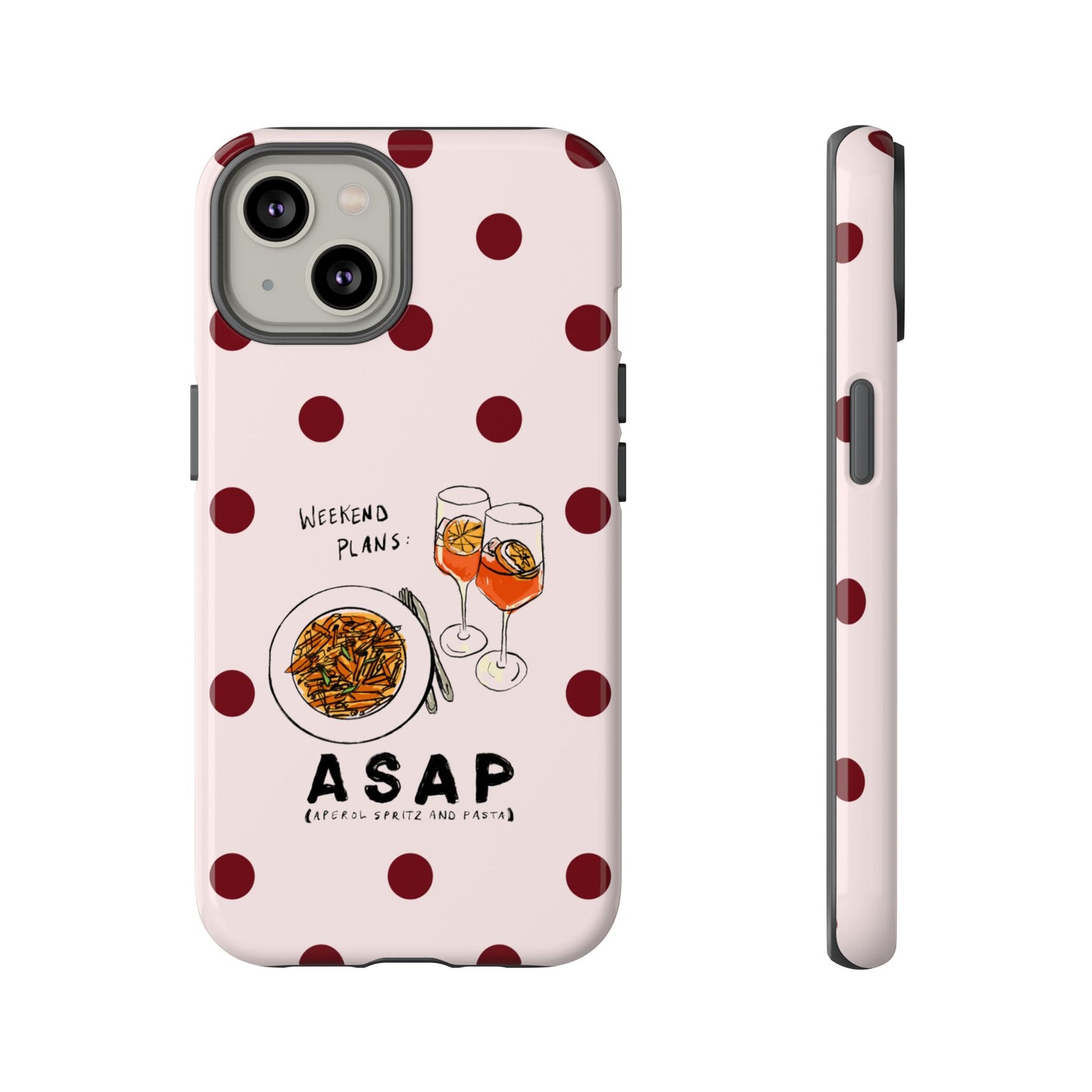 "Weekend Plans: ASAP" iPhone Case
