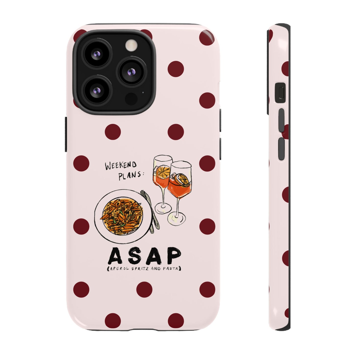 "Weekend Plans: ASAP" iPhone Case