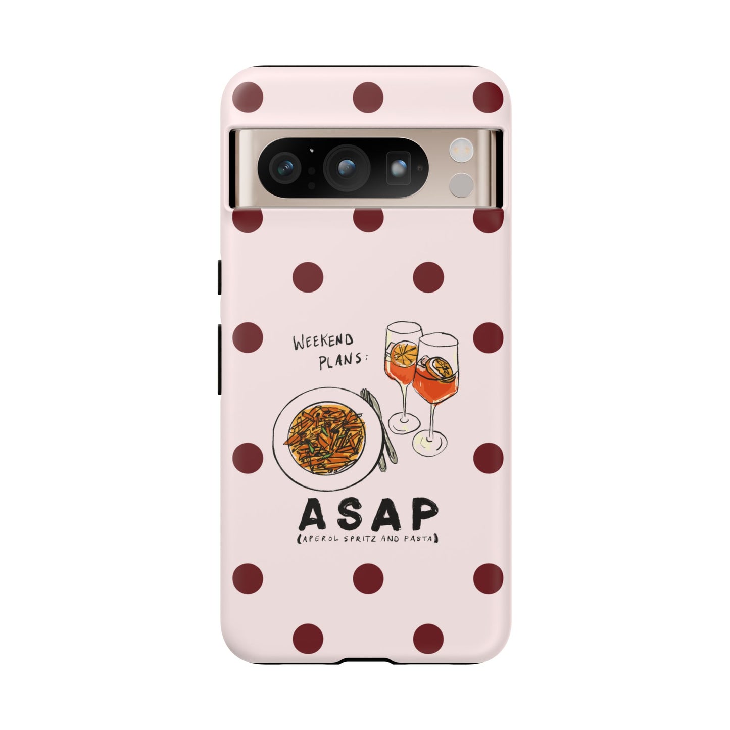"Weekend Plans: ASAP" iPhone Case