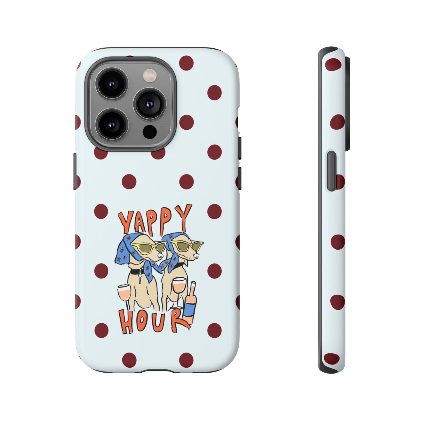 Yappy Hour Dogs iPhone Case