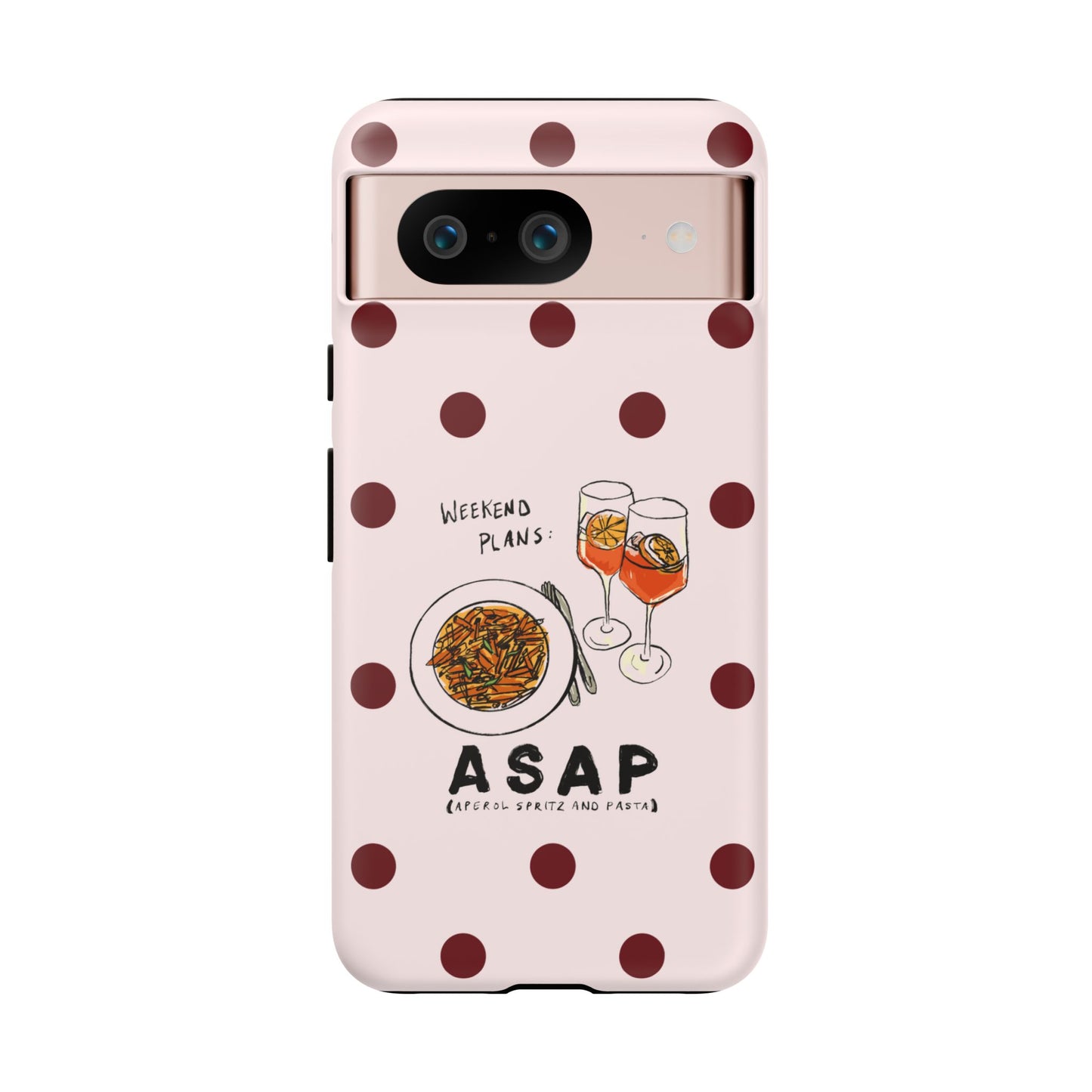 "Weekend Plans: ASAP" iPhone Case