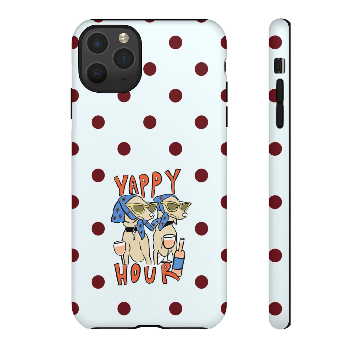 Yappy Hour Dogs iPhone Case