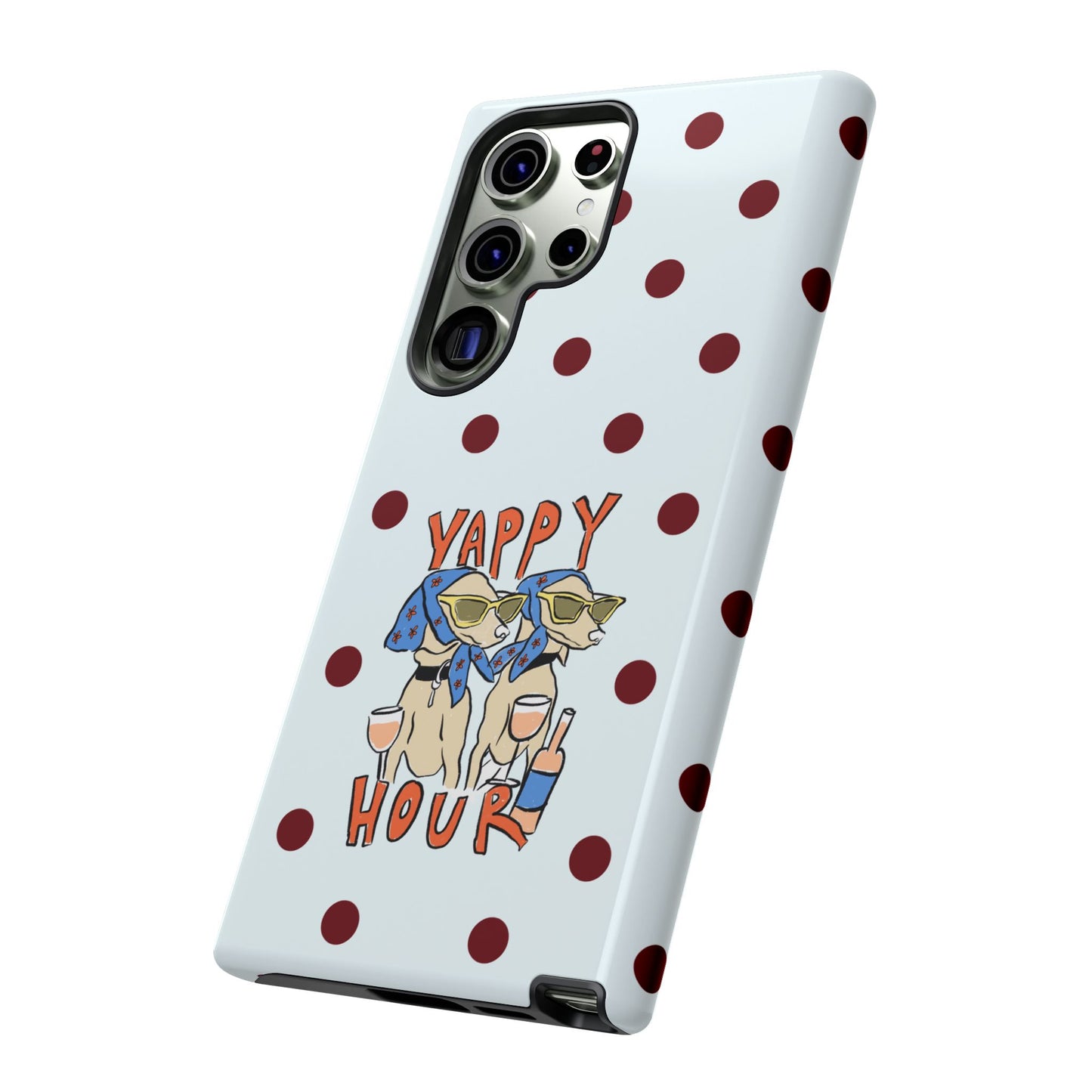 Yappy Hour Dogs iPhone Case