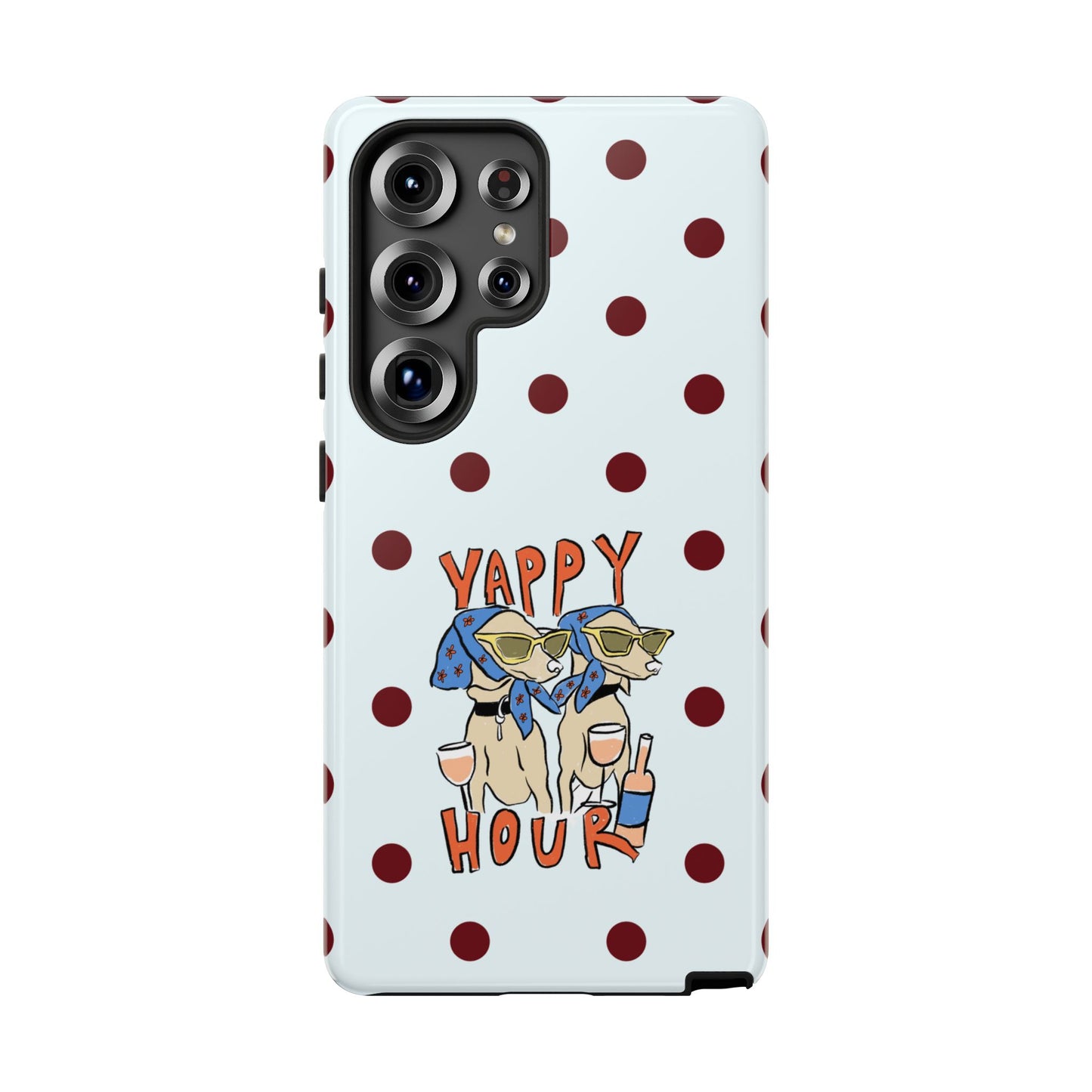 Yappy Hour Dogs iPhone Case