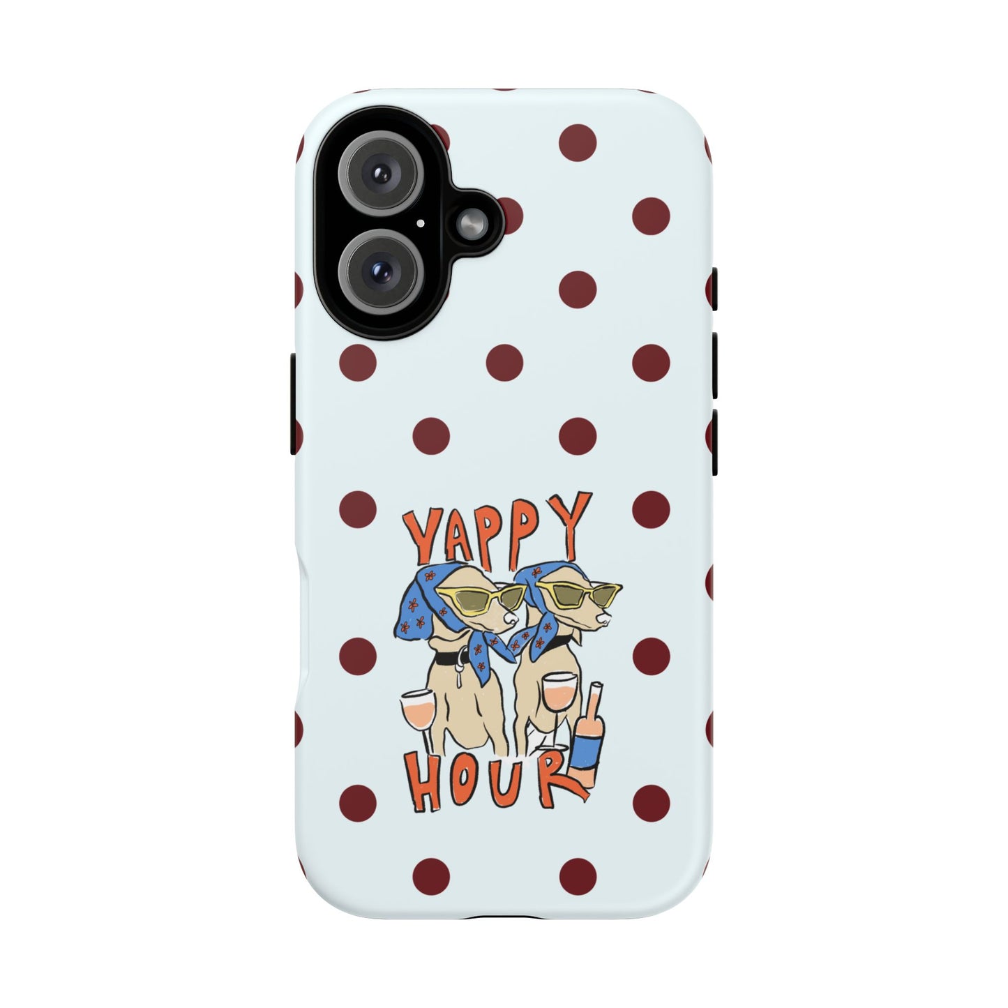 Yappy Hour Dogs iPhone Case