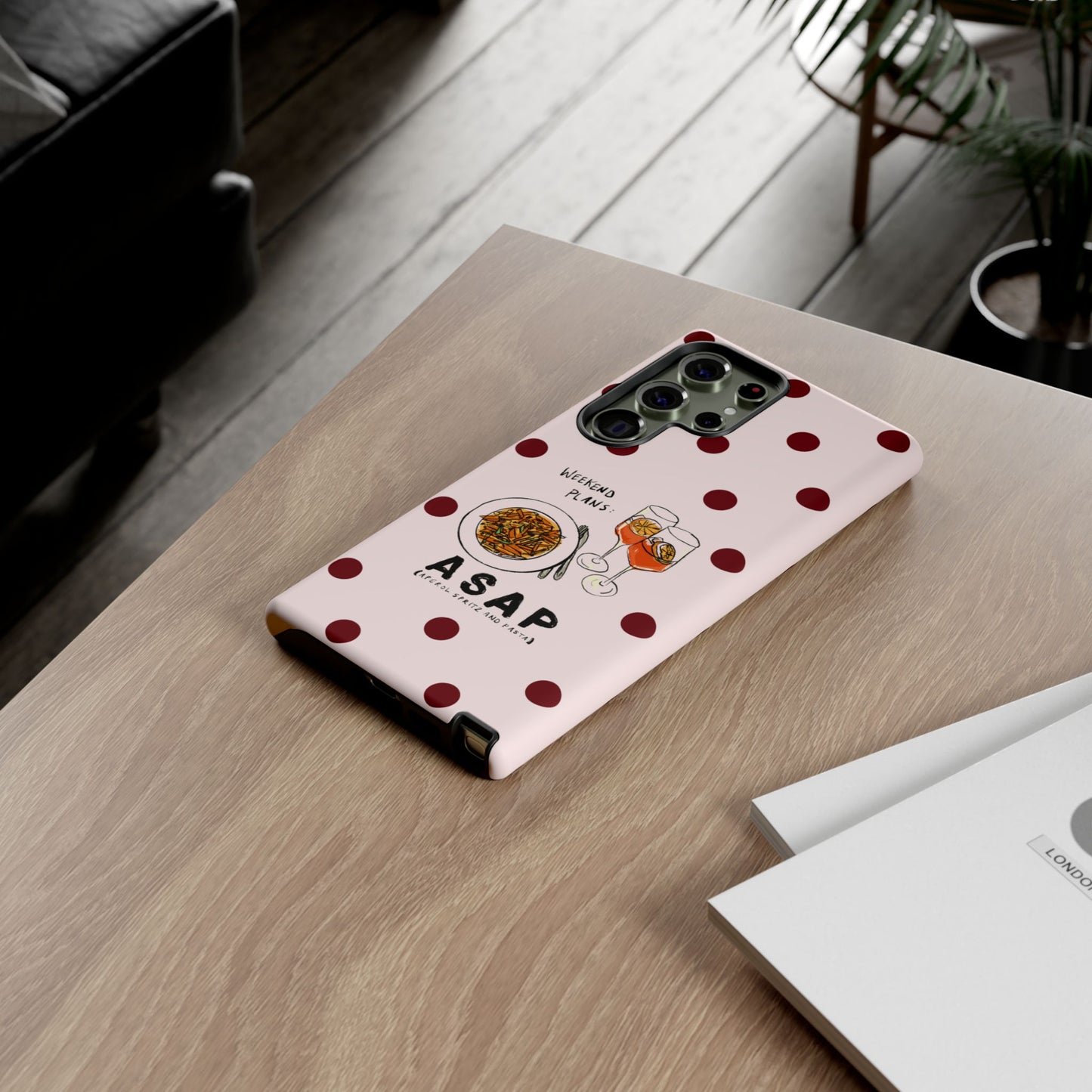 "Weekend Plans: ASAP" iPhone Case