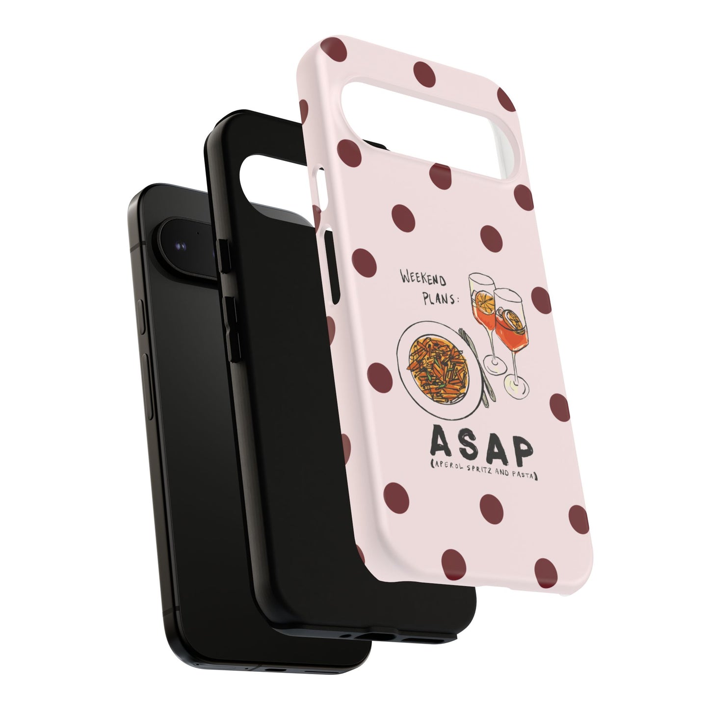 "Weekend Plans: ASAP" iPhone Case