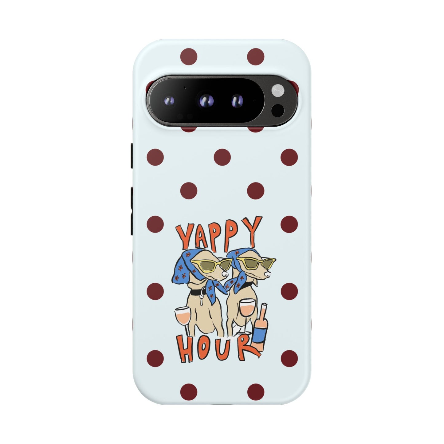 Yappy Hour Dogs iPhone Case