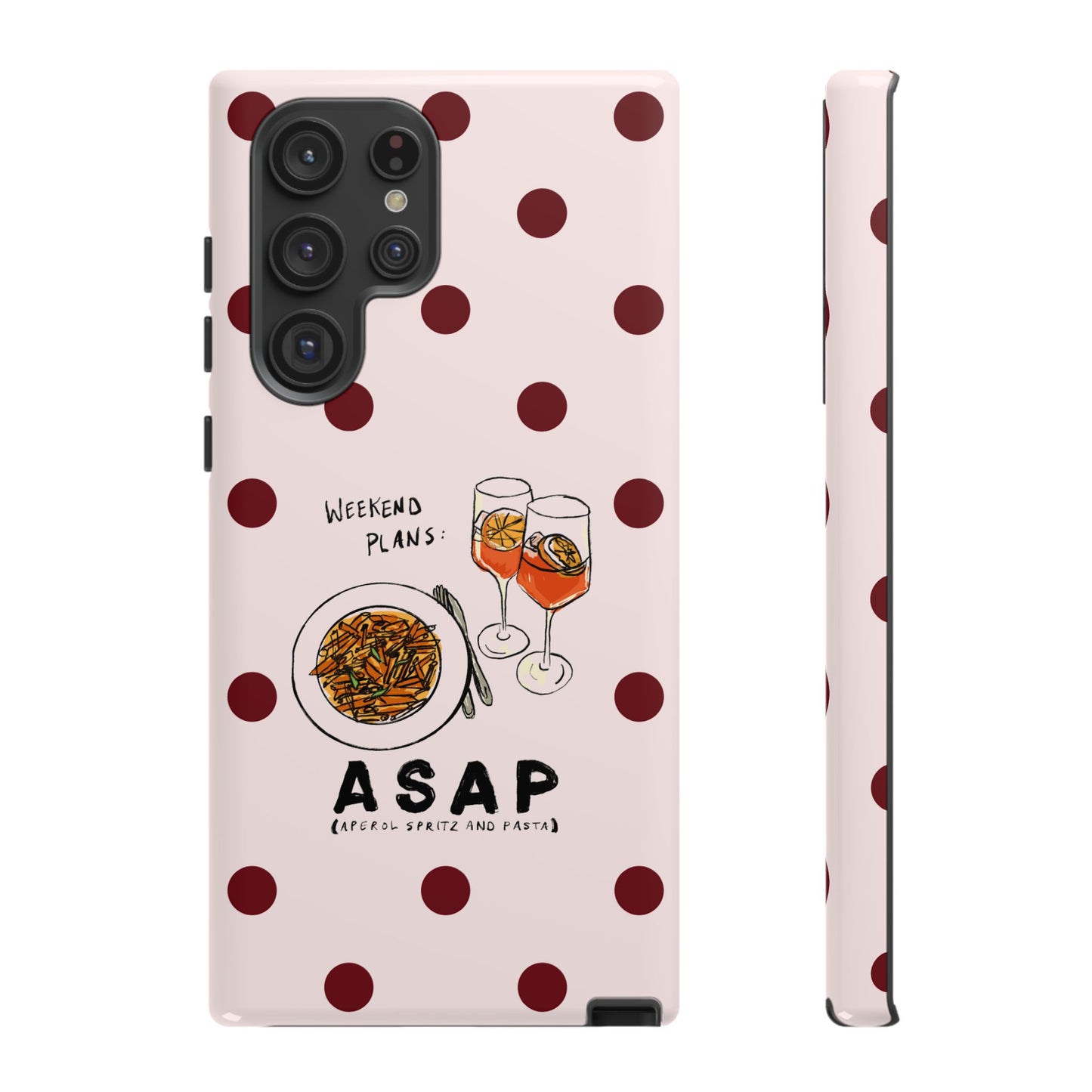 "Weekend Plans: ASAP" iPhone Case