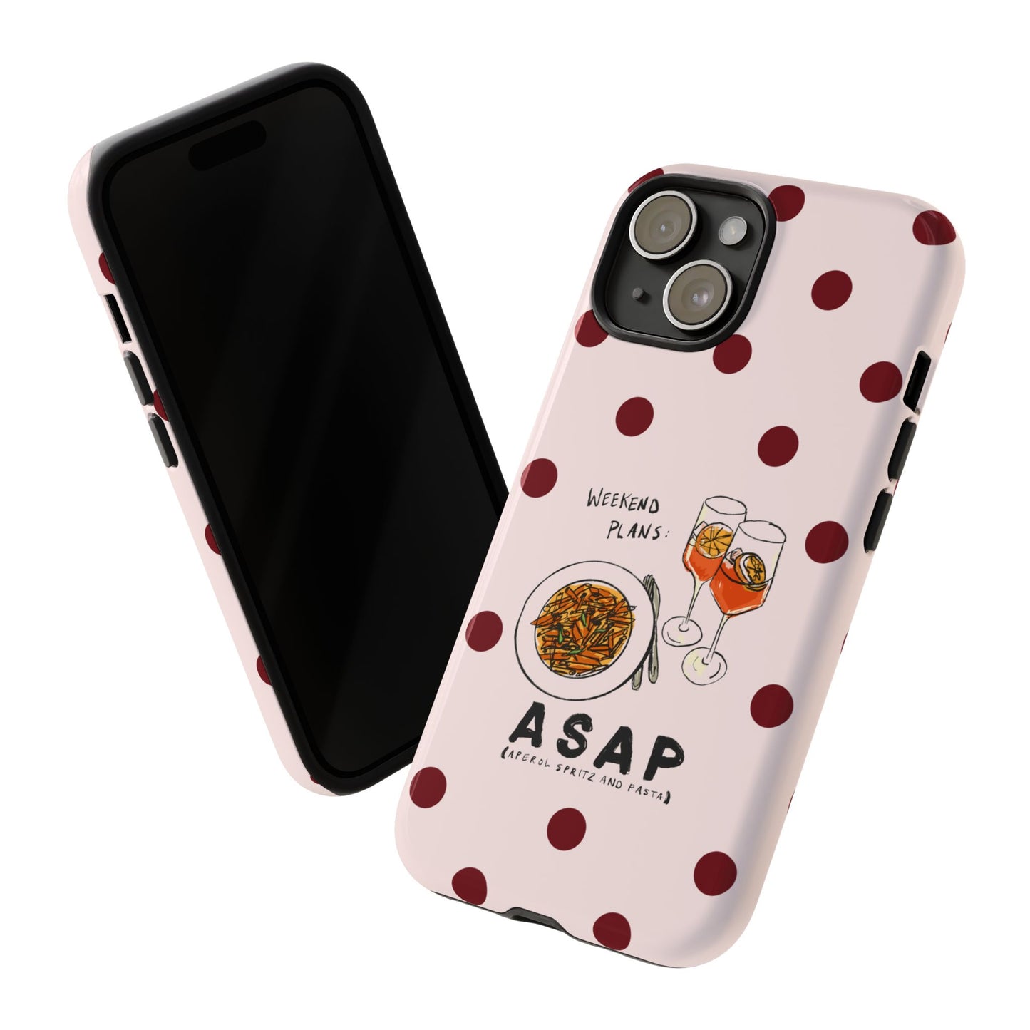 "Weekend Plans: ASAP" iPhone Case
