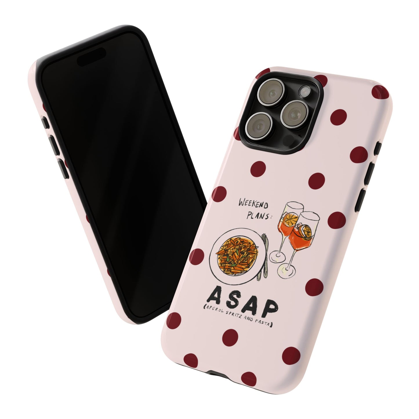 "Weekend Plans: ASAP" iPhone Case