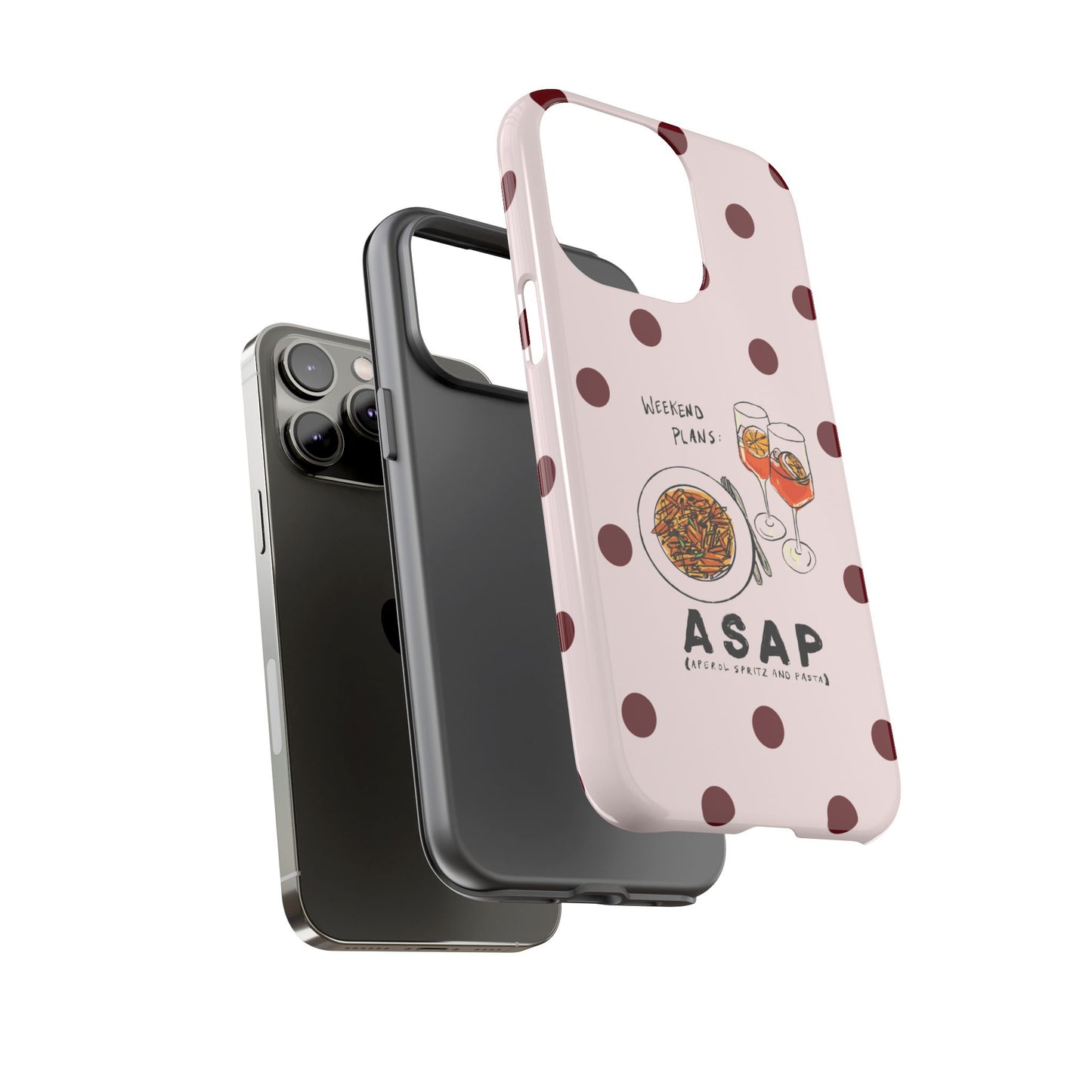"Weekend Plans: ASAP" iPhone Case