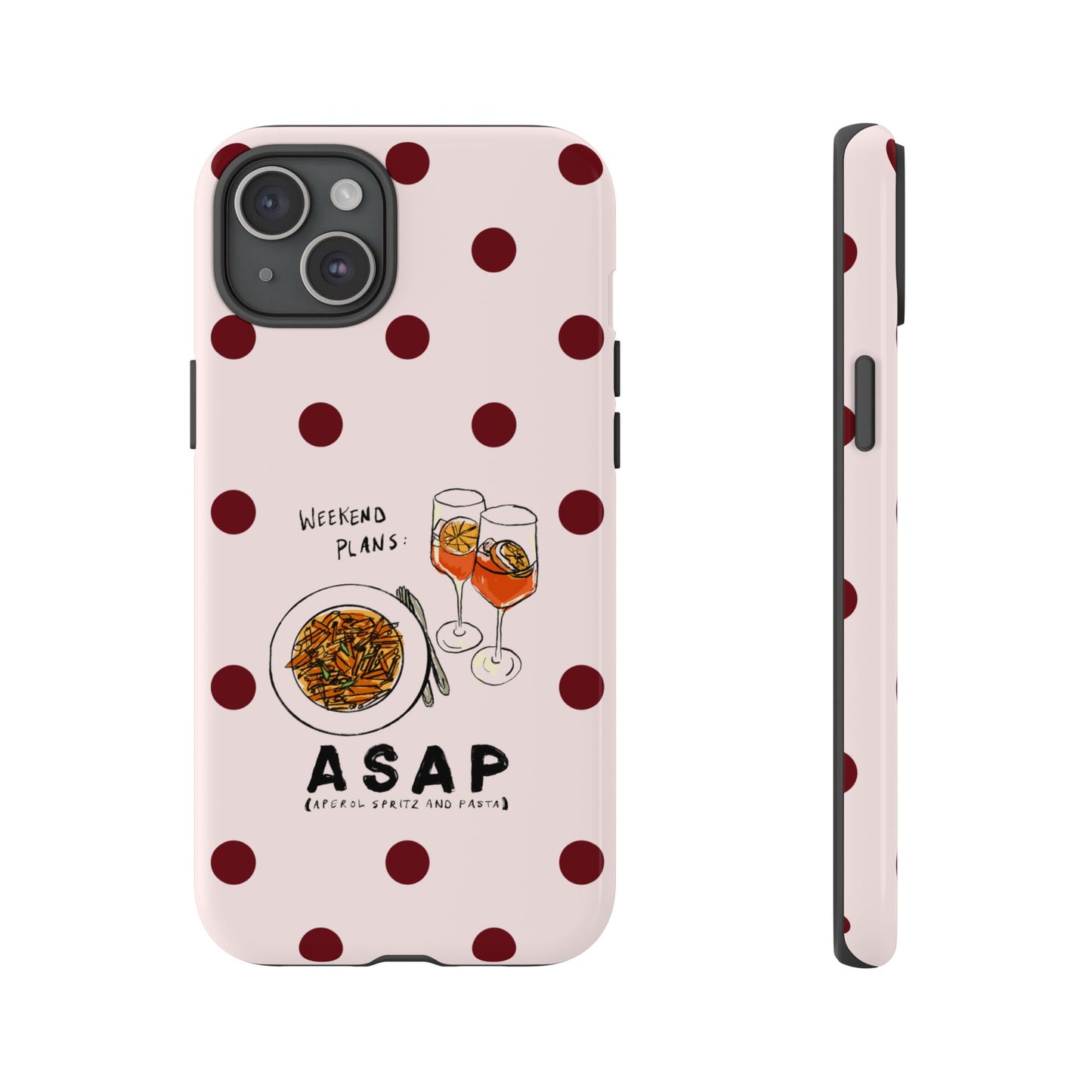 "Weekend Plans: ASAP" iPhone Case