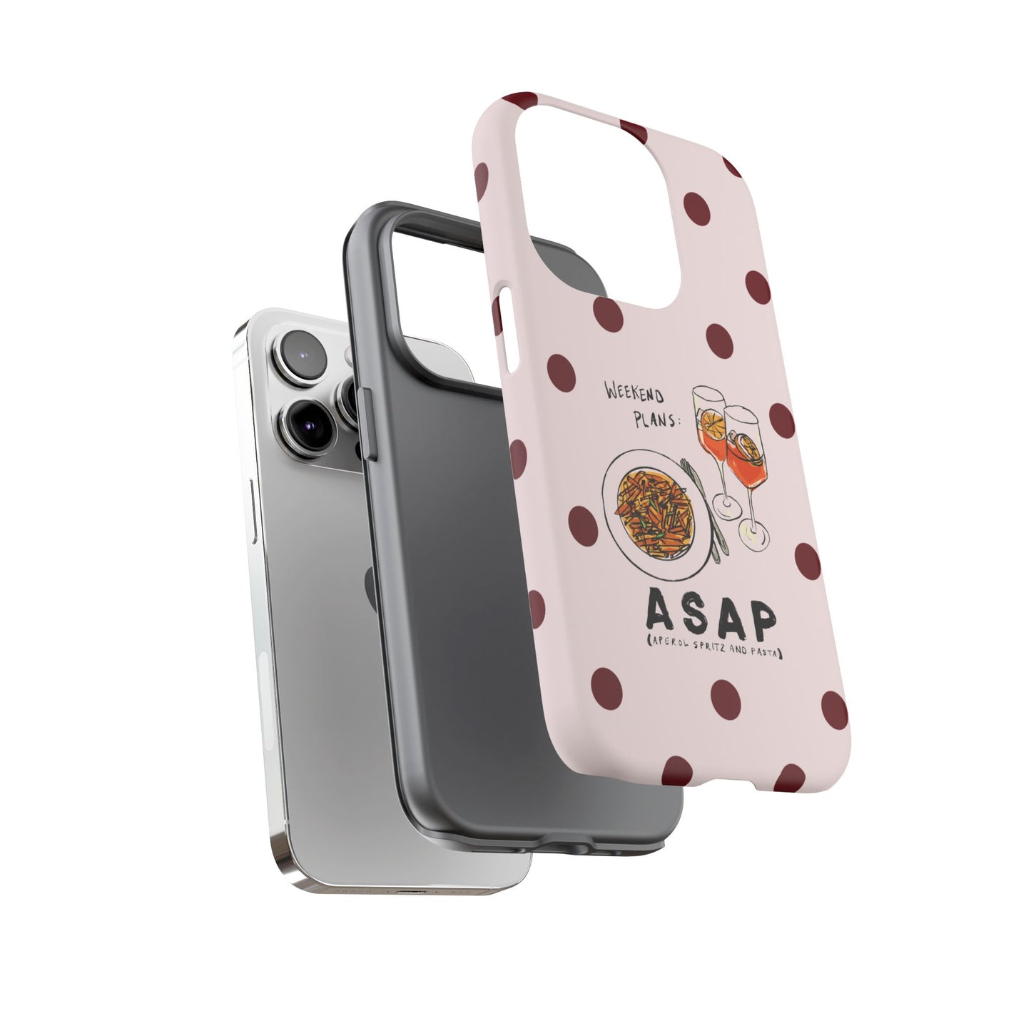 "Weekend Plans: ASAP" iPhone Case
