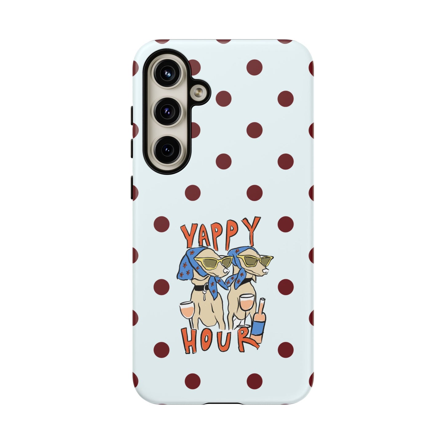 Yappy Hour Dogs iPhone Case