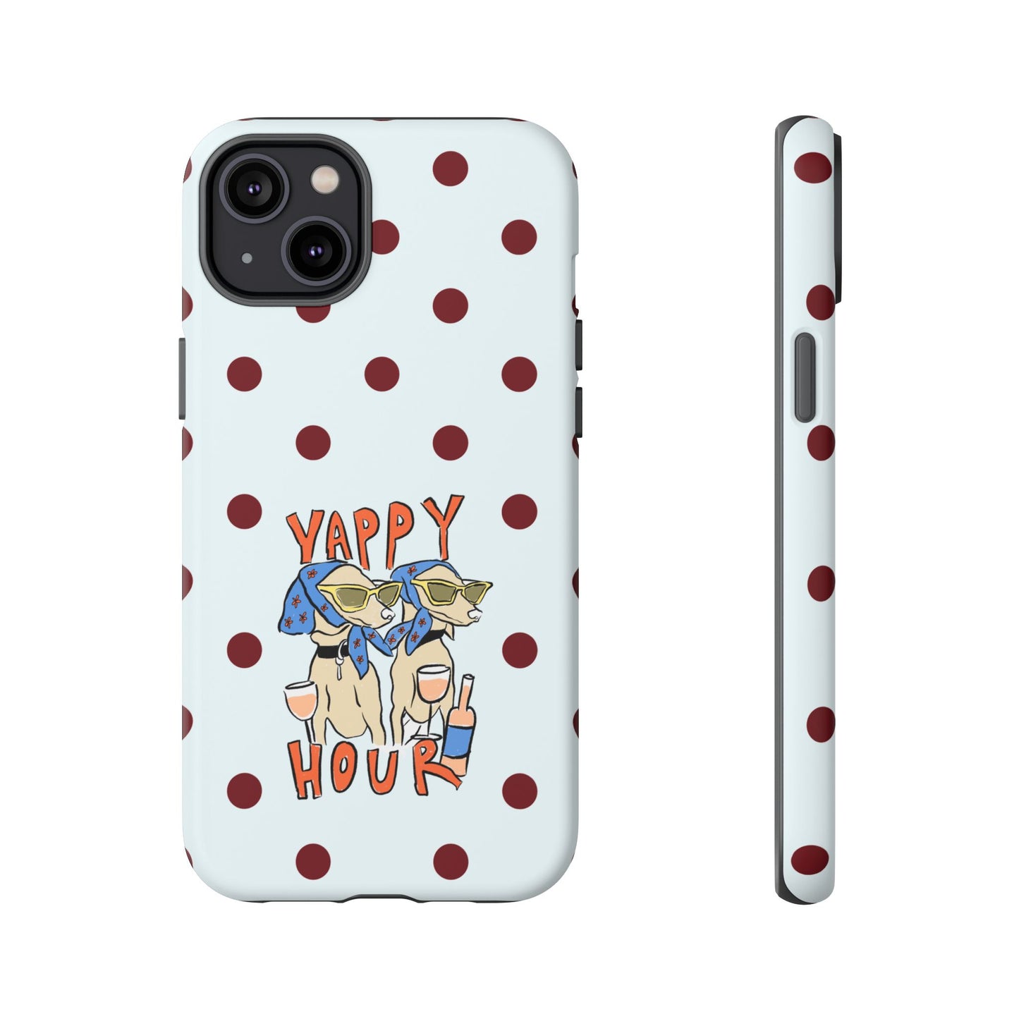 Yappy Hour Dogs iPhone Case