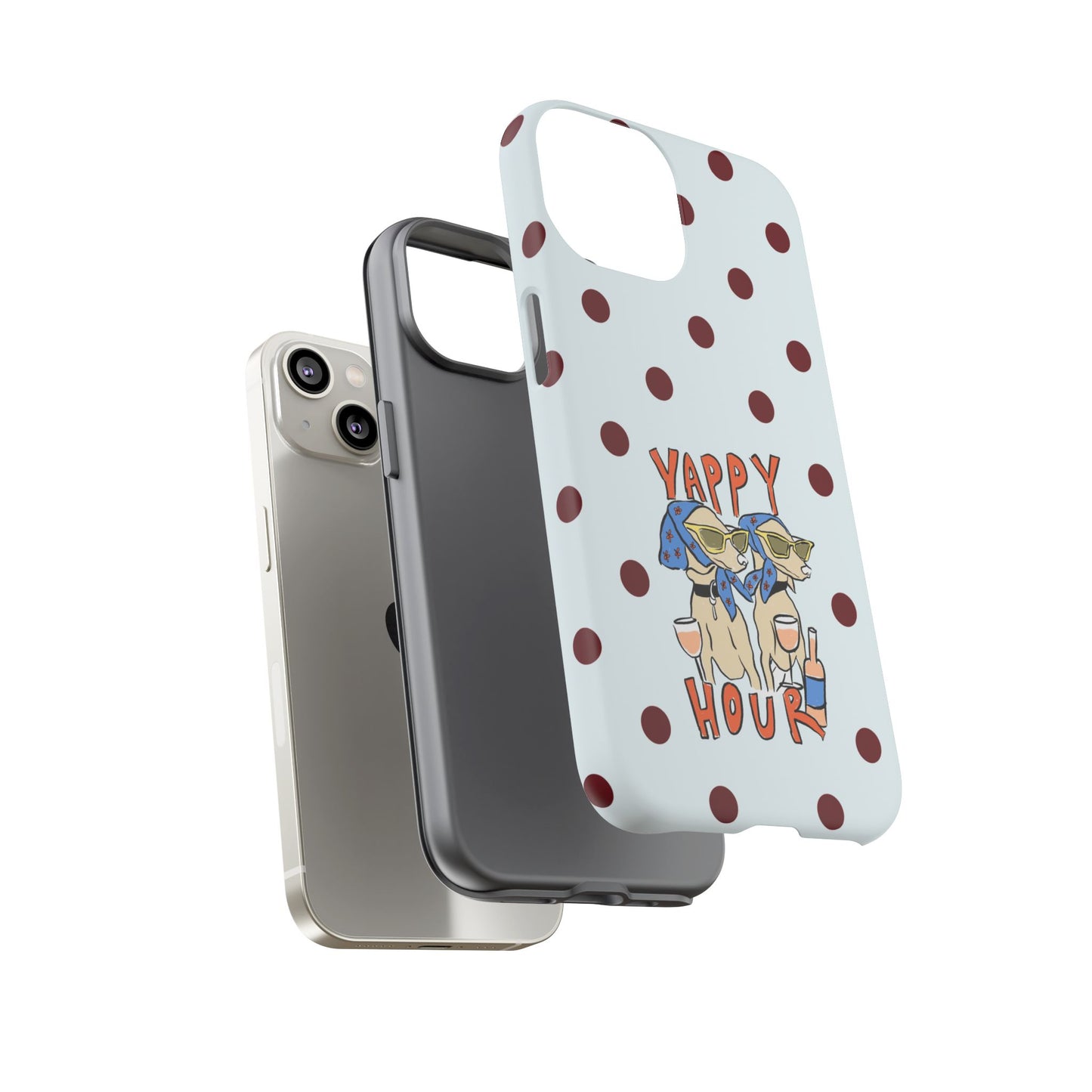 Yappy Hour Dogs iPhone Case