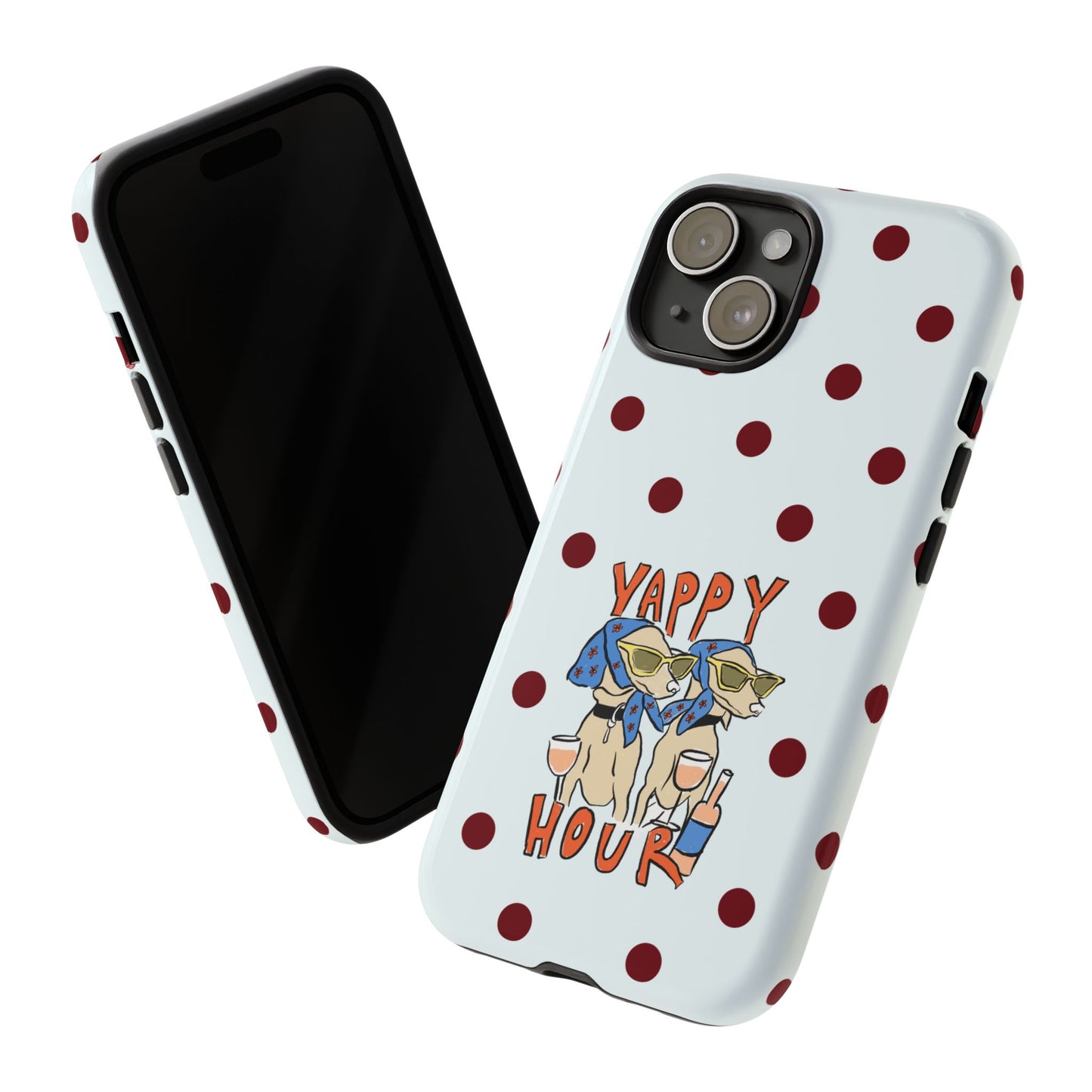 Yappy Hour Dogs iPhone Case