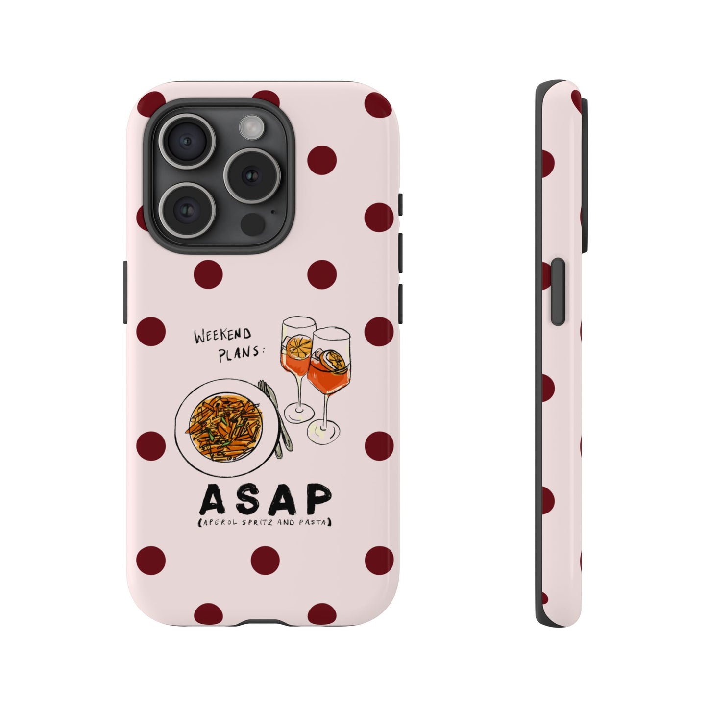 "Weekend Plans: ASAP" iPhone Case