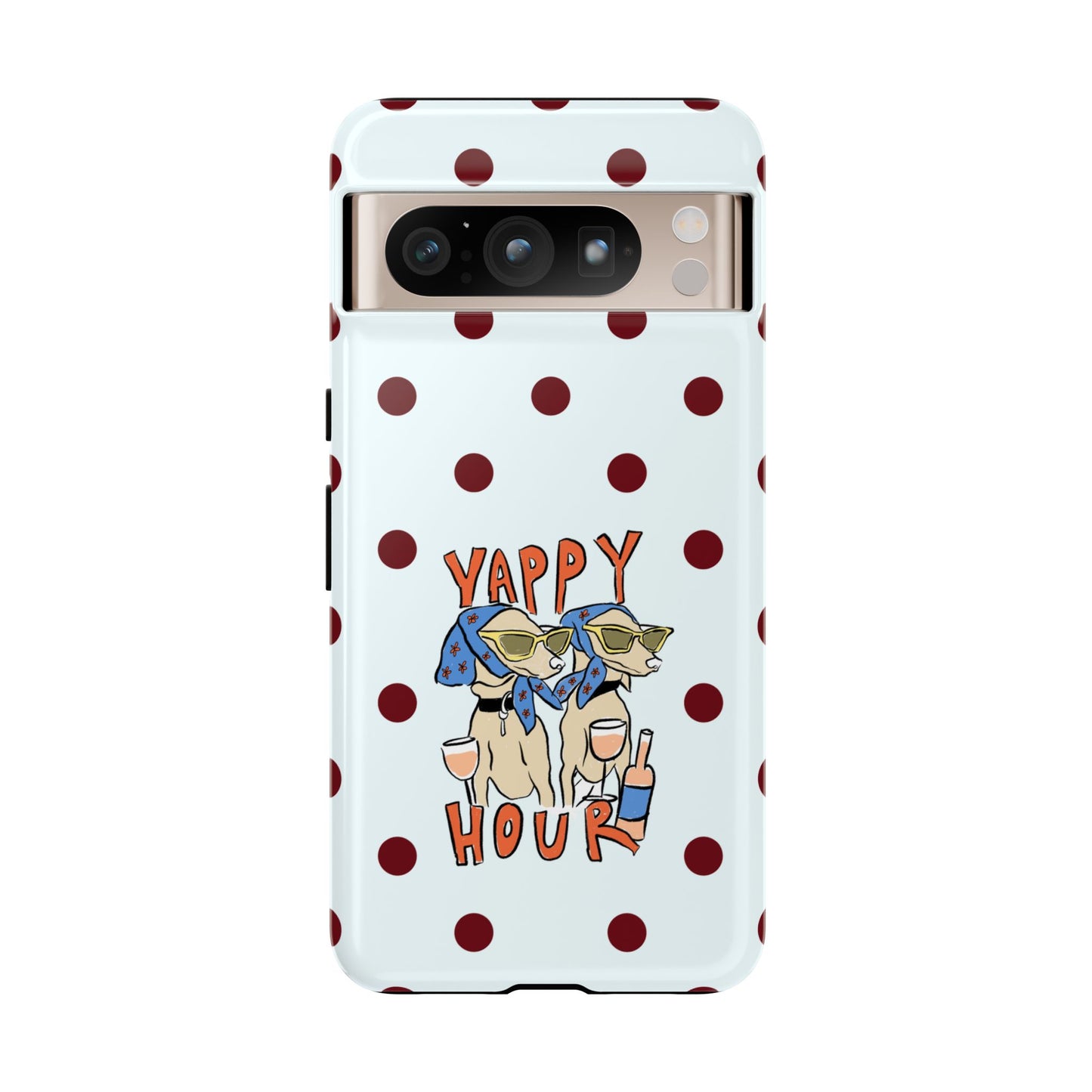 Yappy Hour Dogs iPhone Case