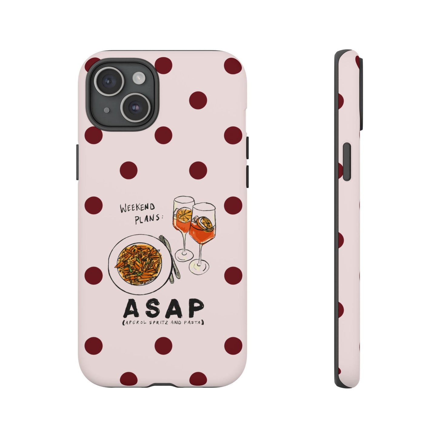 "Weekend Plans: ASAP" iPhone Case