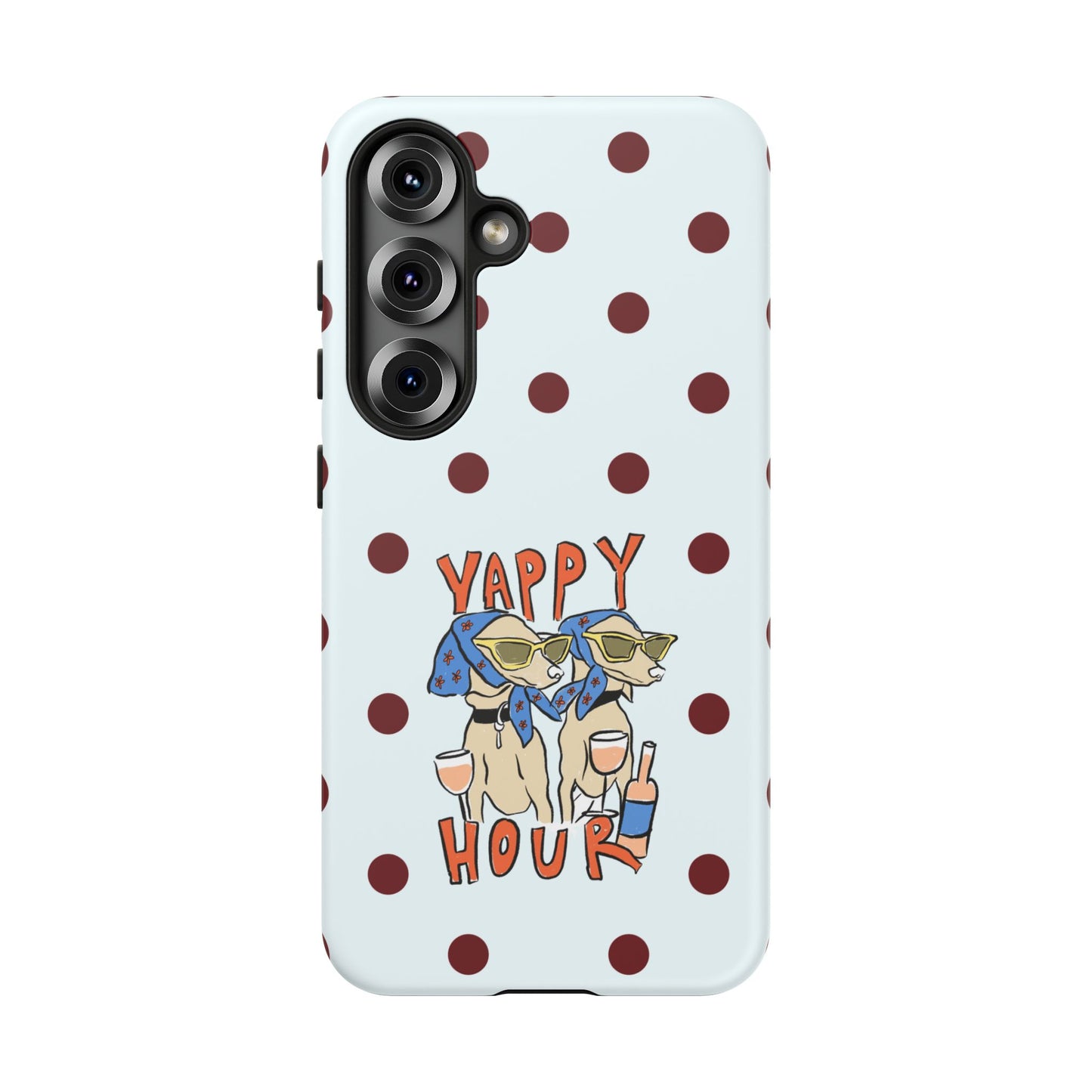 Yappy Hour Dogs iPhone Case