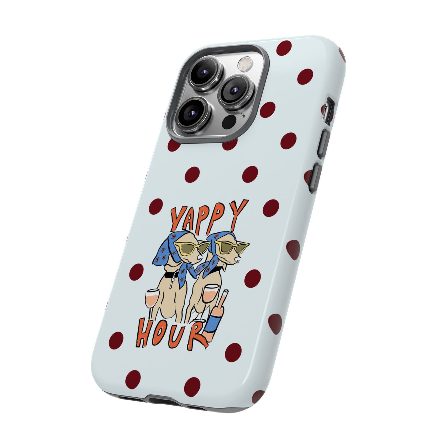 Yappy Hour Dogs iPhone Case