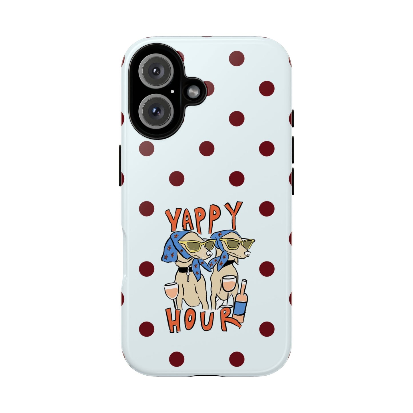 Yappy Hour Dogs iPhone Case