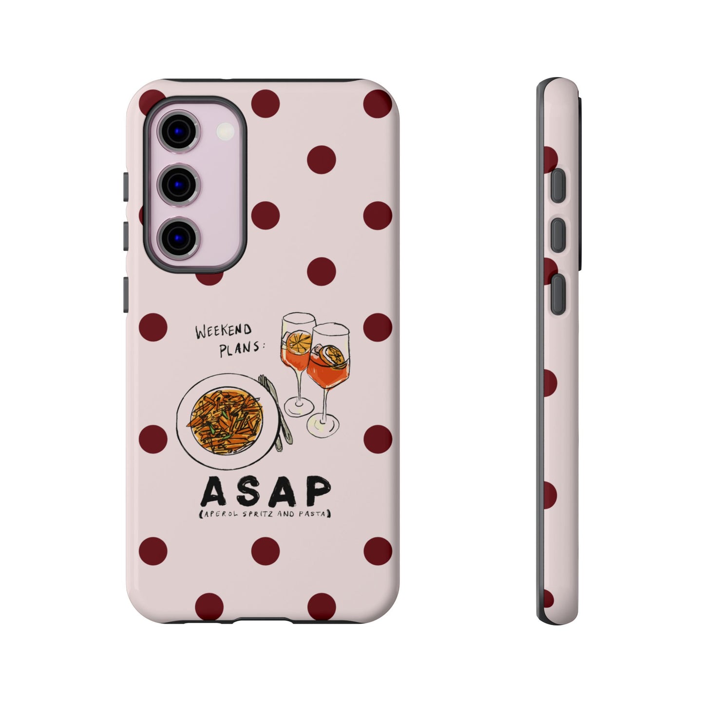 "Weekend Plans: ASAP" iPhone Case