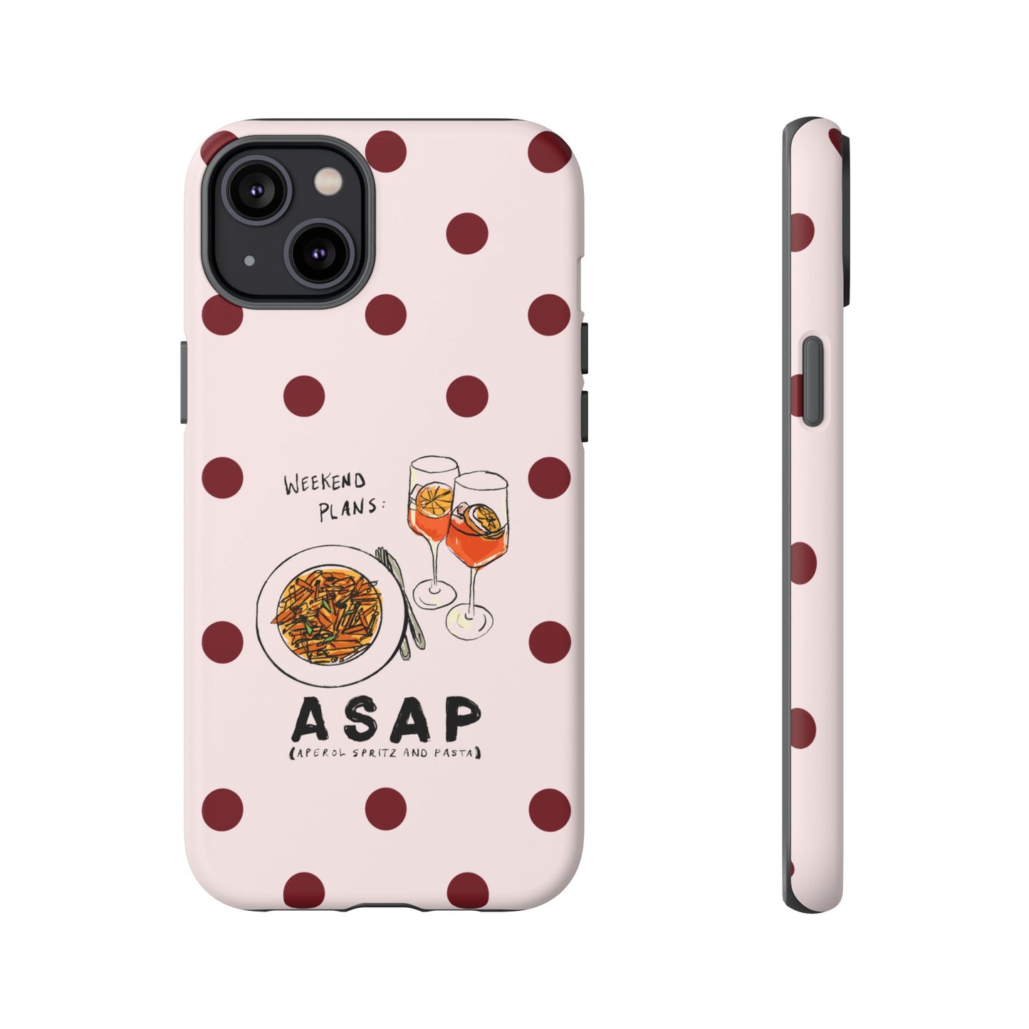 "Weekend Plans: ASAP" iPhone Case
