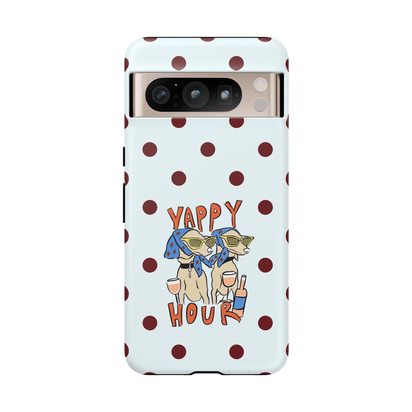 Yappy Hour Dogs iPhone Case