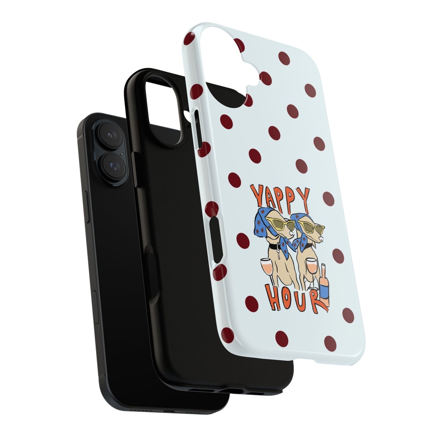 Yappy Hour Dogs iPhone Case