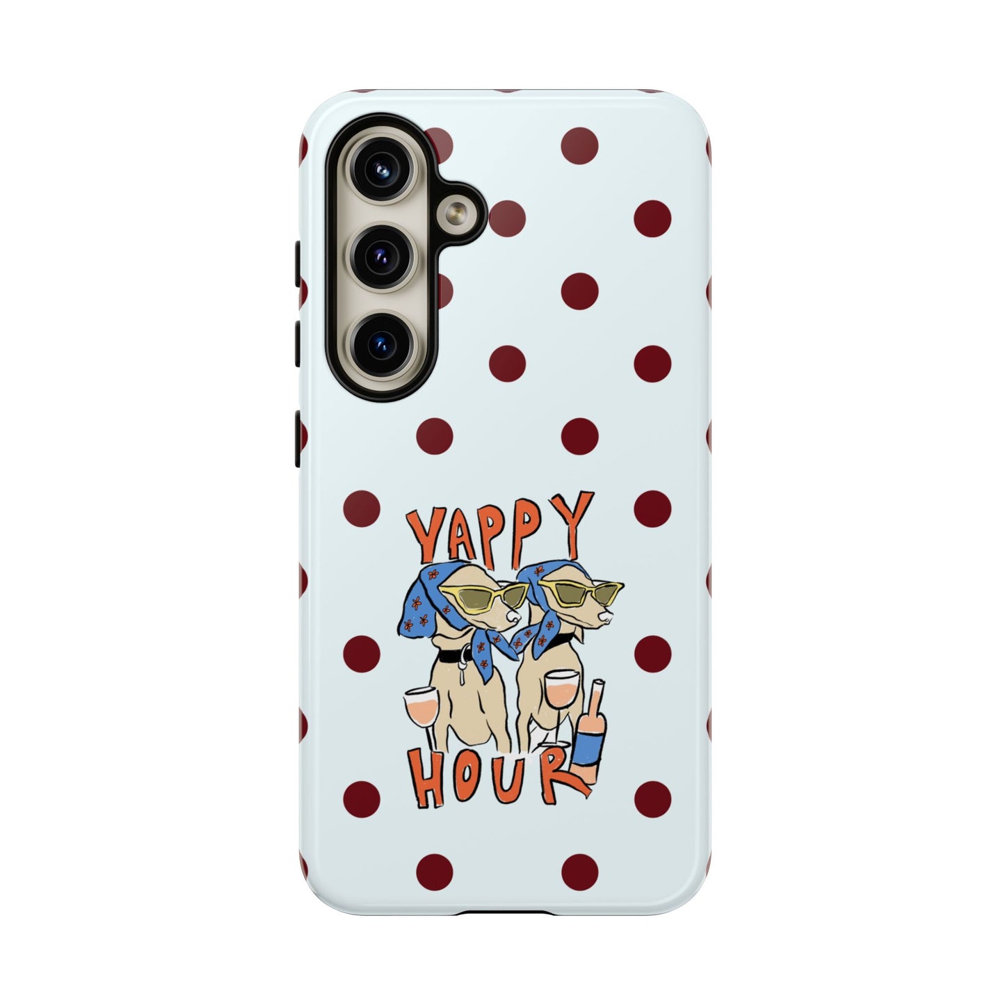 Yappy Hour Dogs iPhone Case