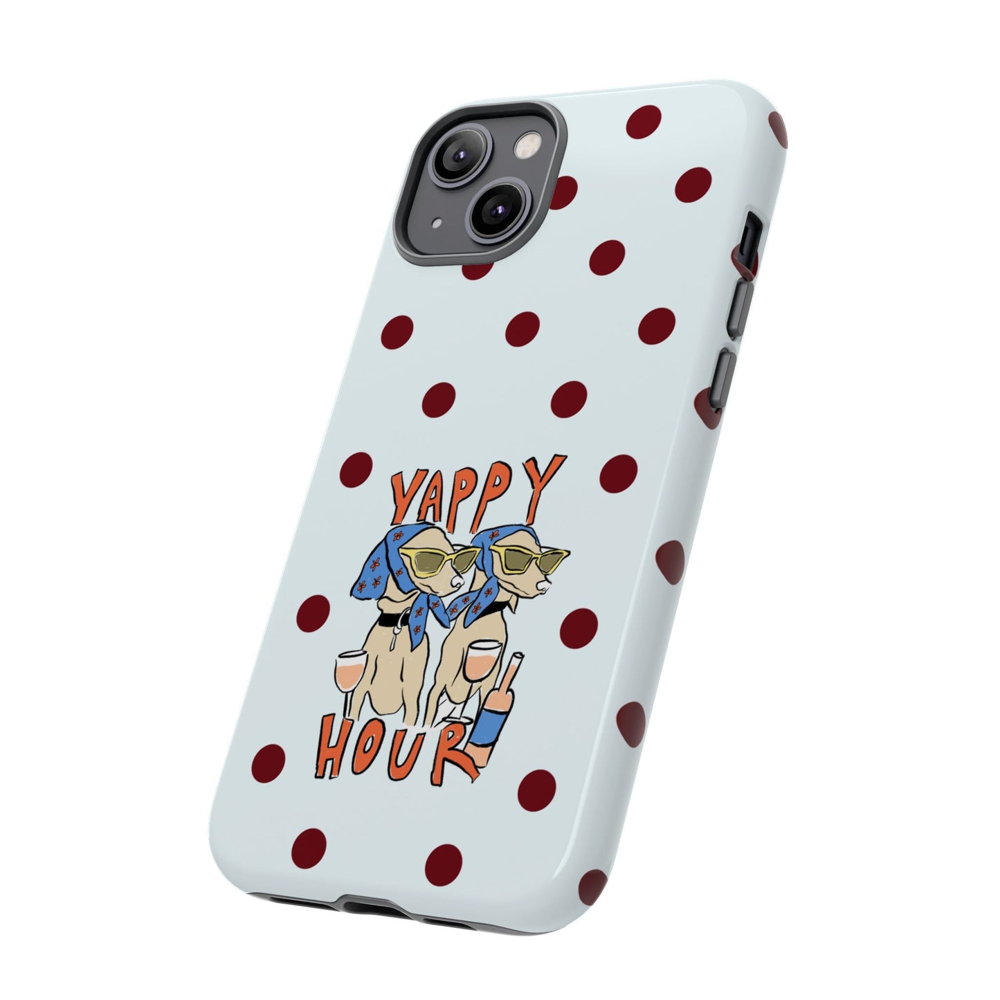Yappy Hour Dogs iPhone Case