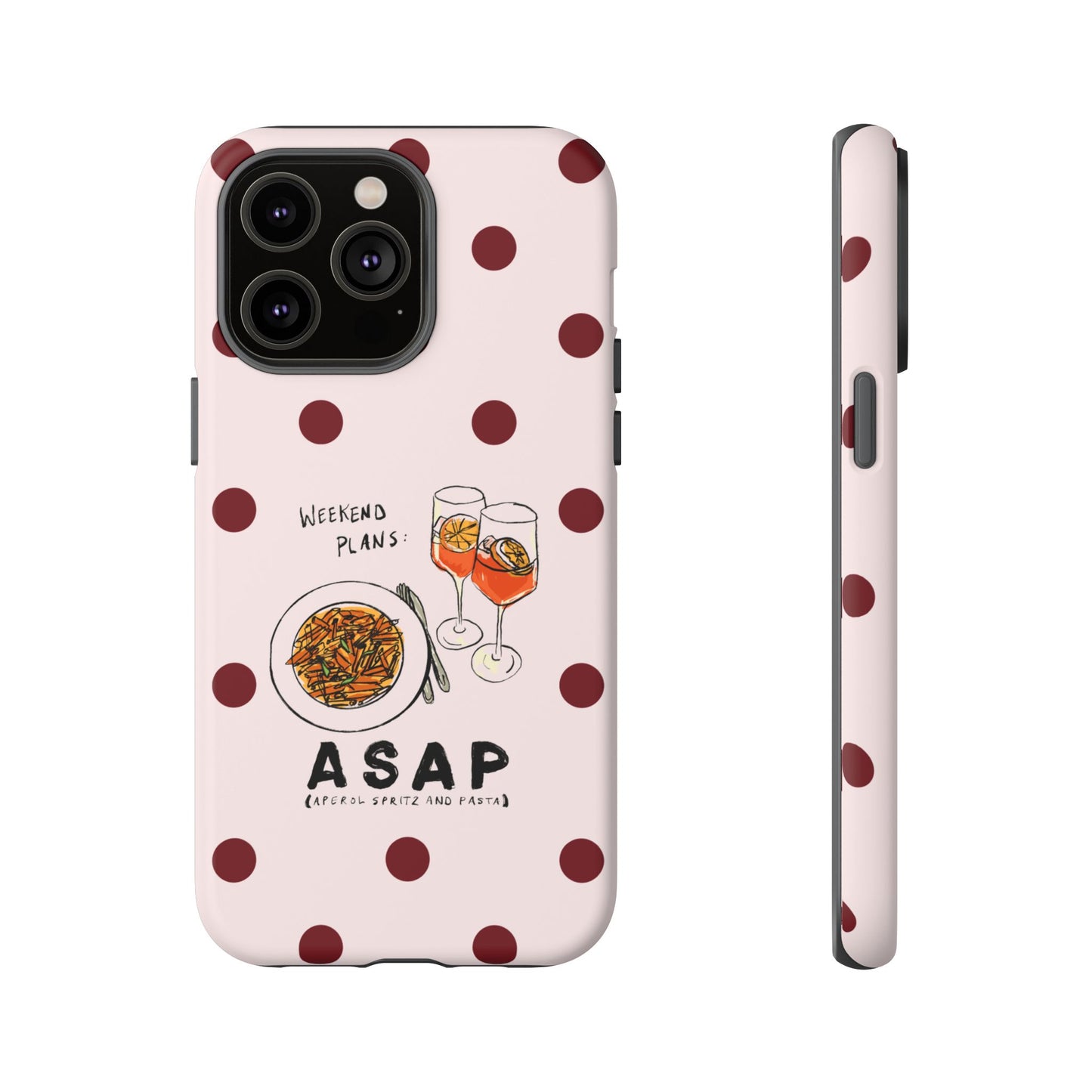 "Weekend Plans: ASAP" iPhone Case