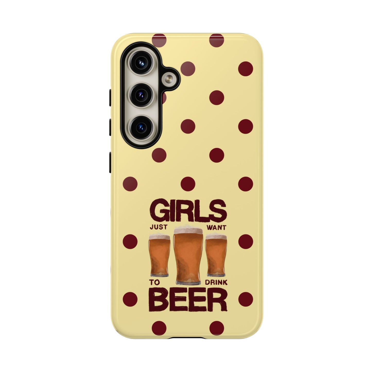 Girls Just Want to Drink Beer iPhone Case