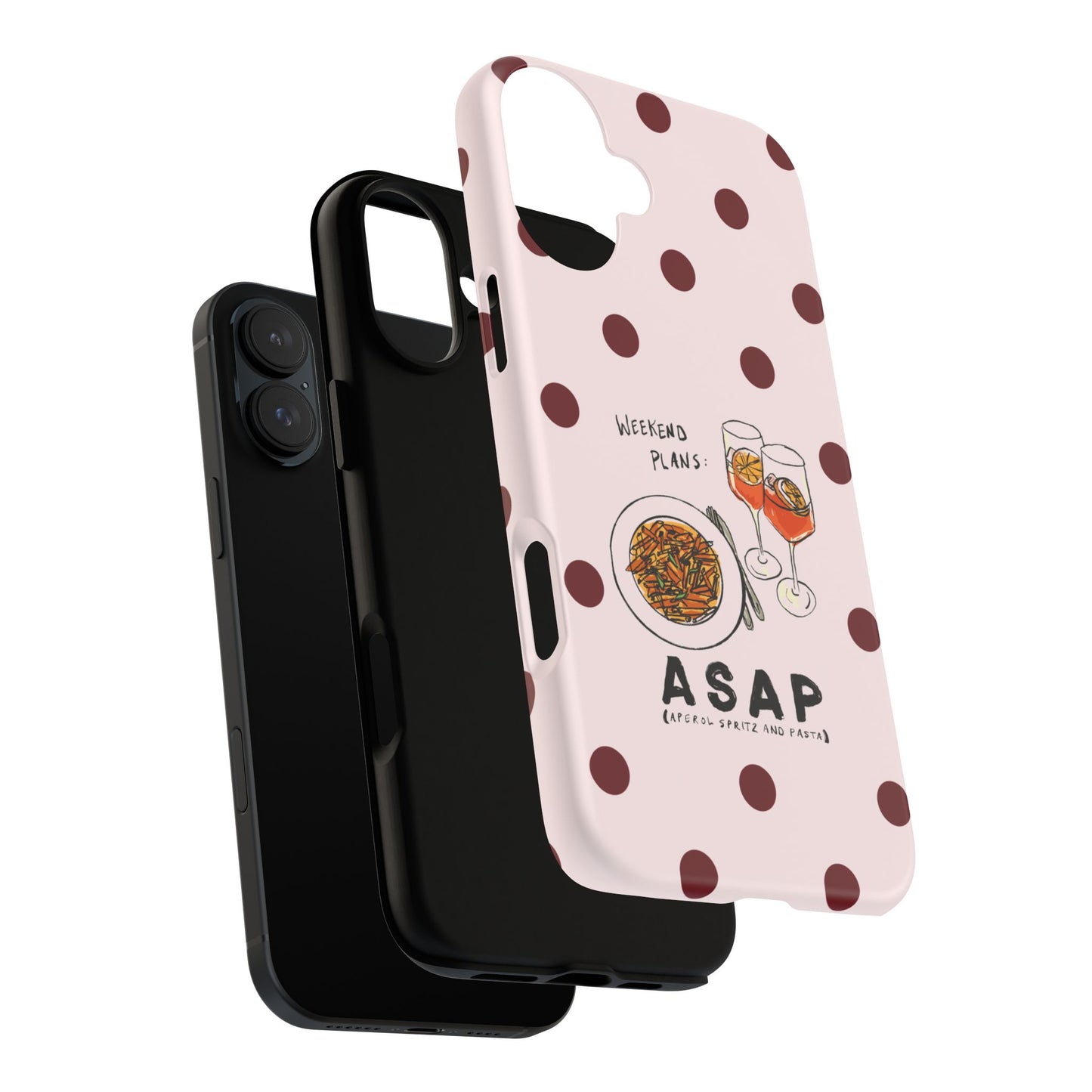 "Weekend Plans: ASAP" iPhone Case