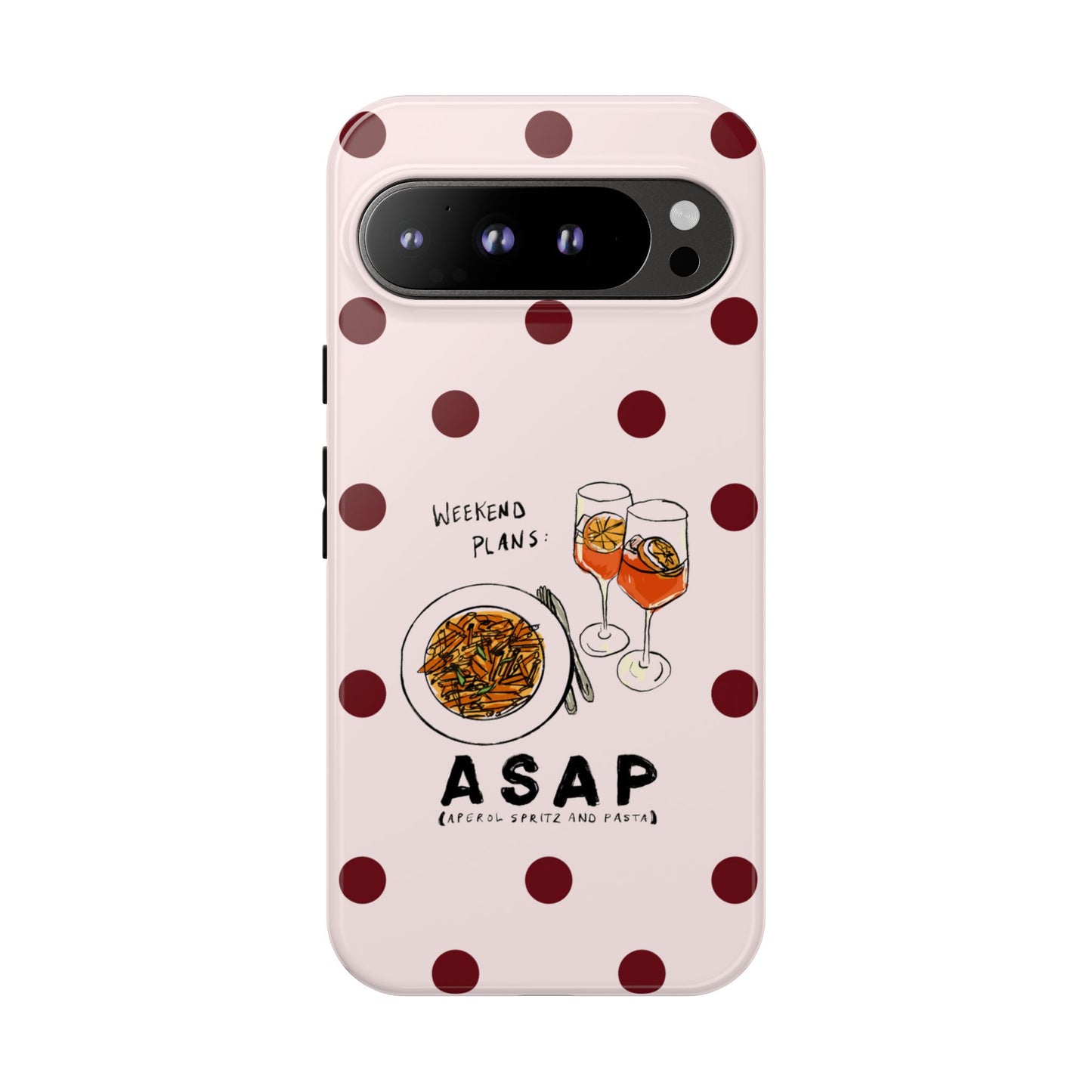 "Weekend Plans: ASAP" iPhone Case