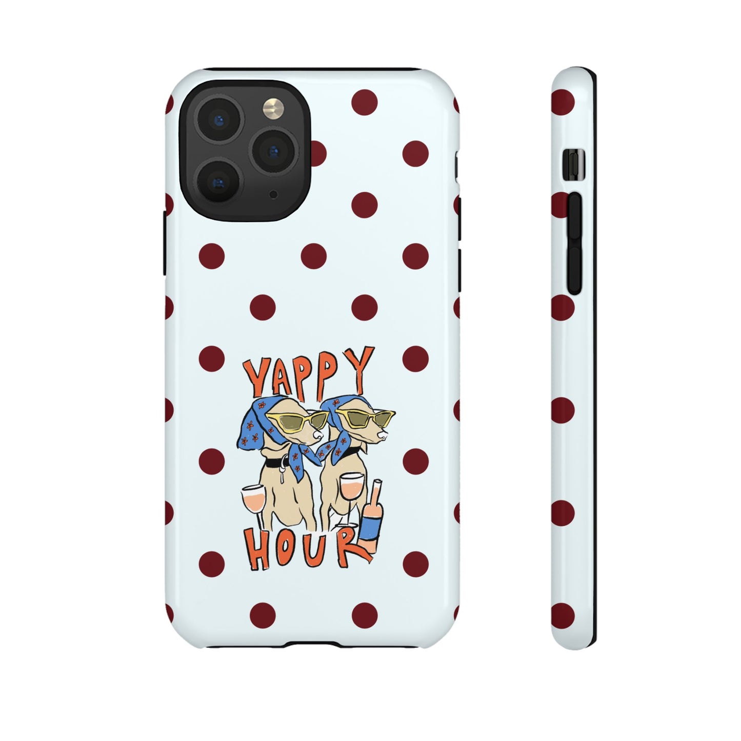 Yappy Hour Dogs iPhone Case