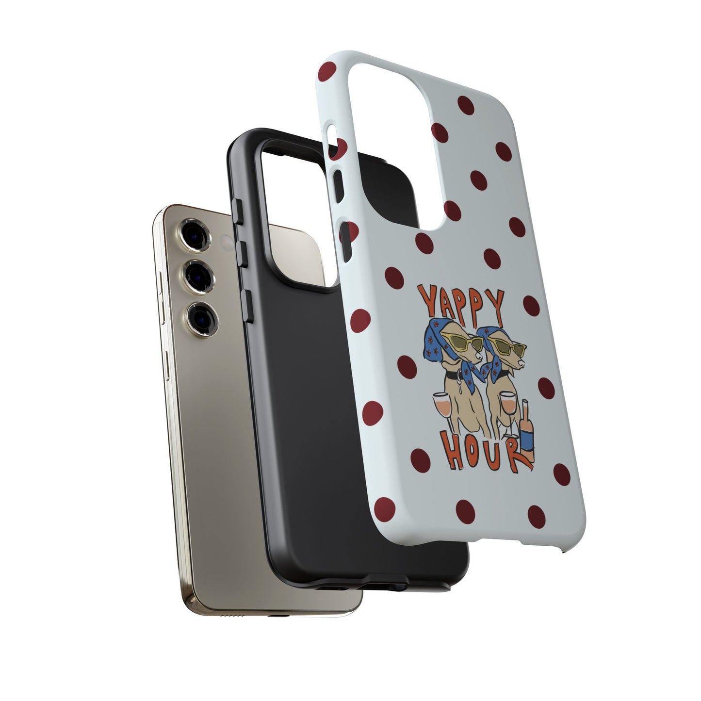 Yappy Hour Dogs iPhone Case