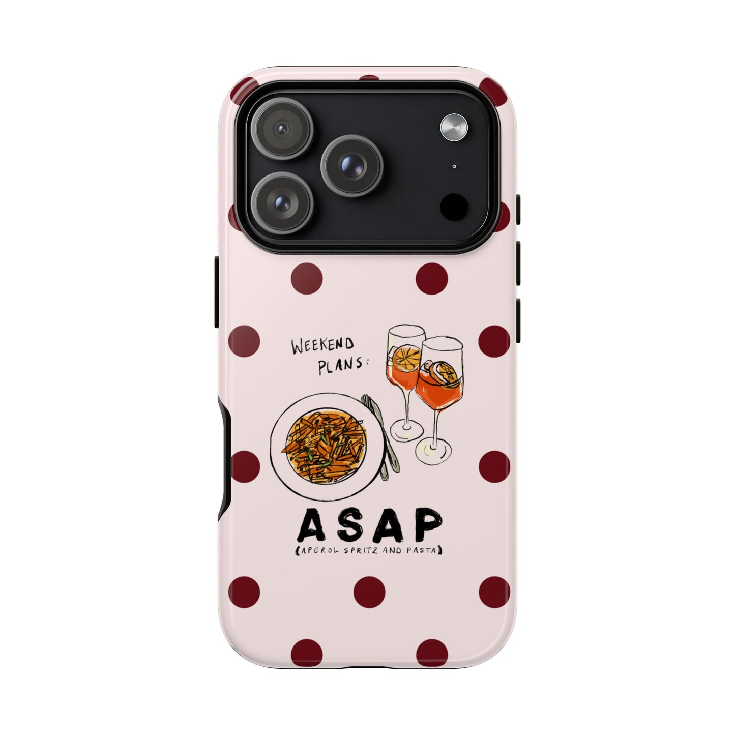 "Weekend Plans: ASAP" iPhone Case