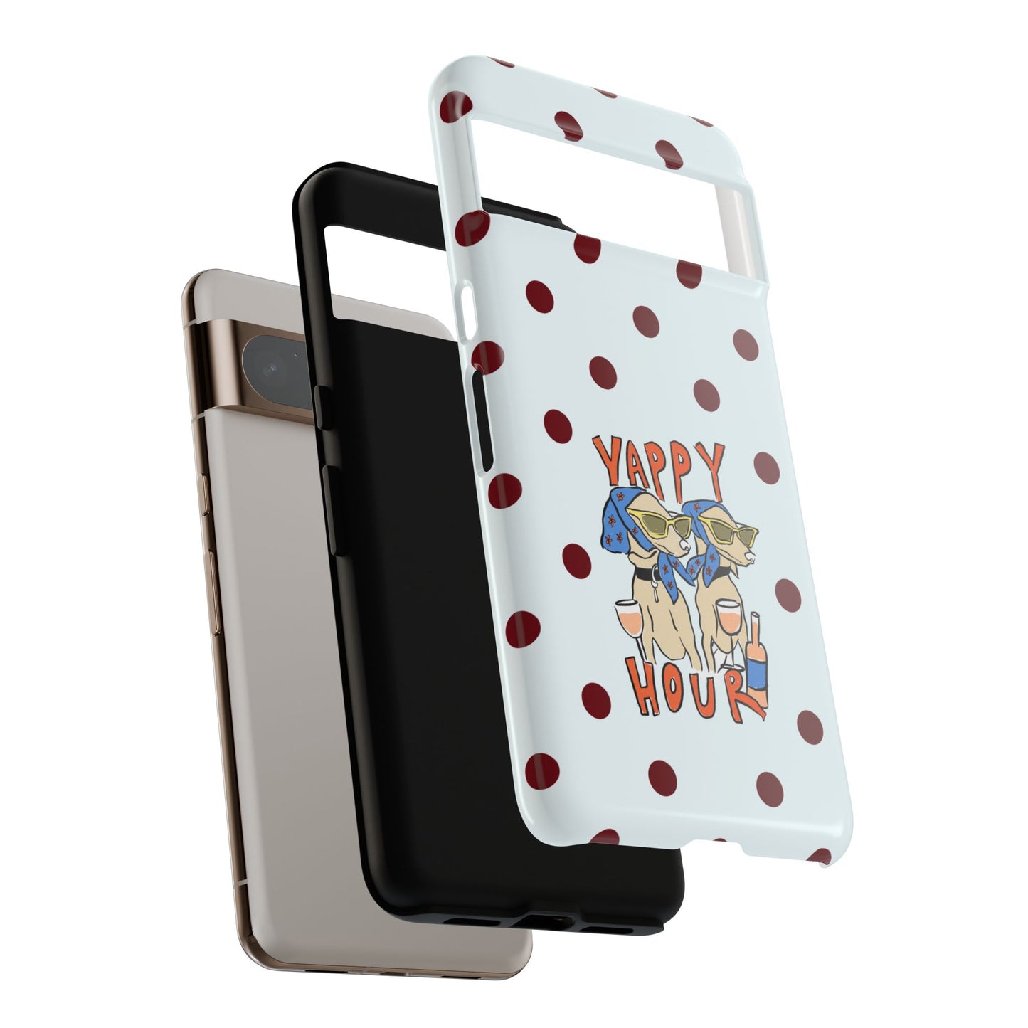 Yappy Hour Dogs iPhone Case