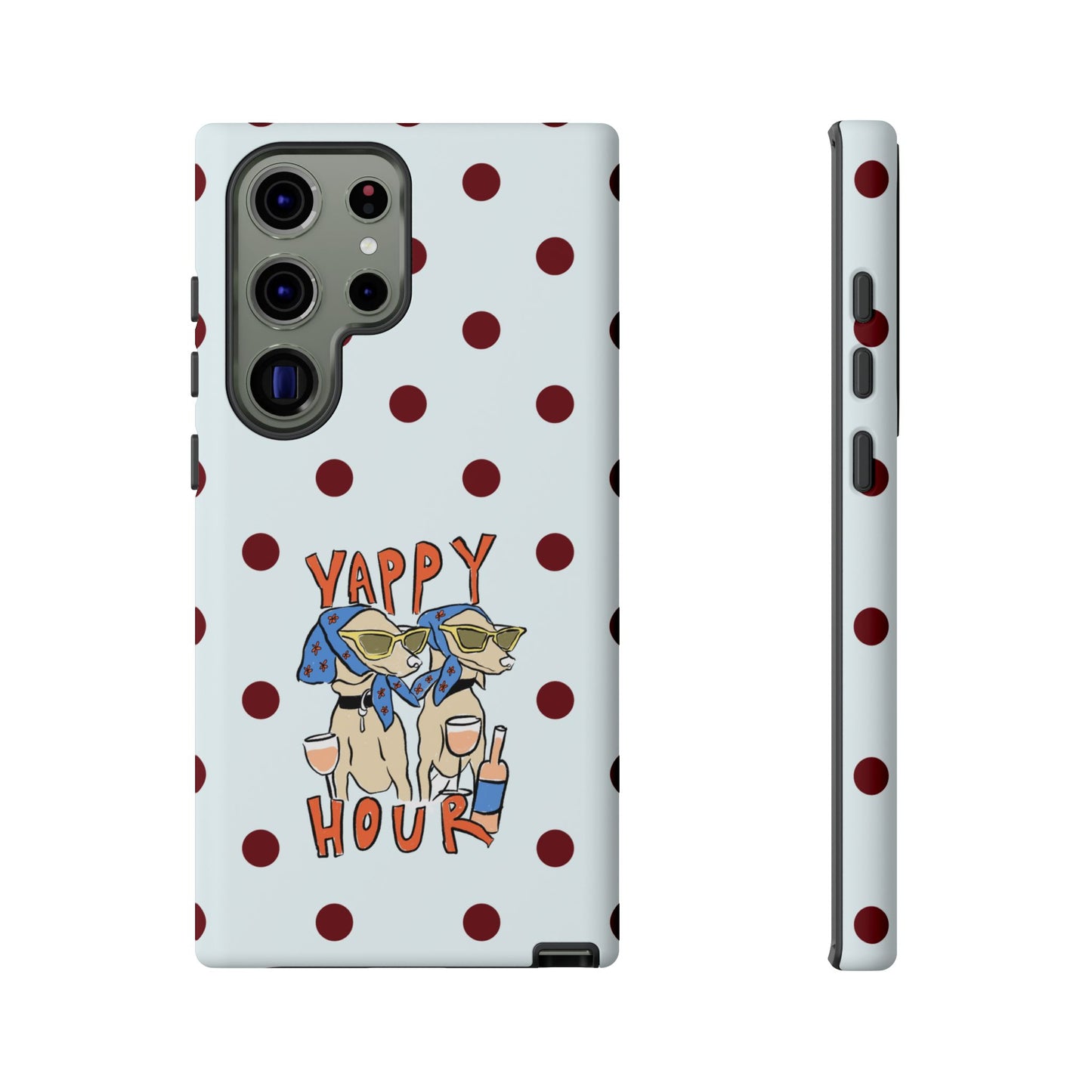 Yappy Hour Dogs iPhone Case