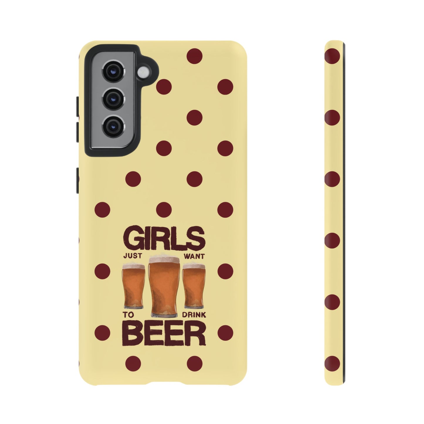 Girls Just Want to Drink Beer iPhone Case