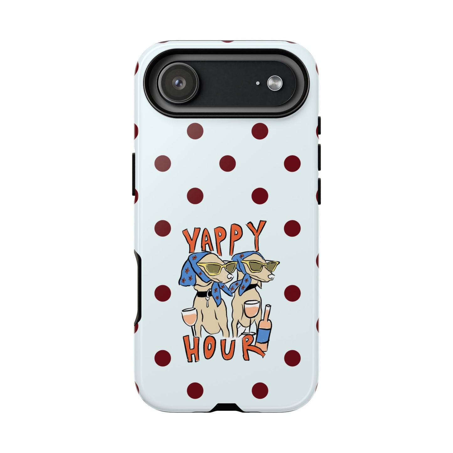 Yappy Hour Dogs iPhone Case