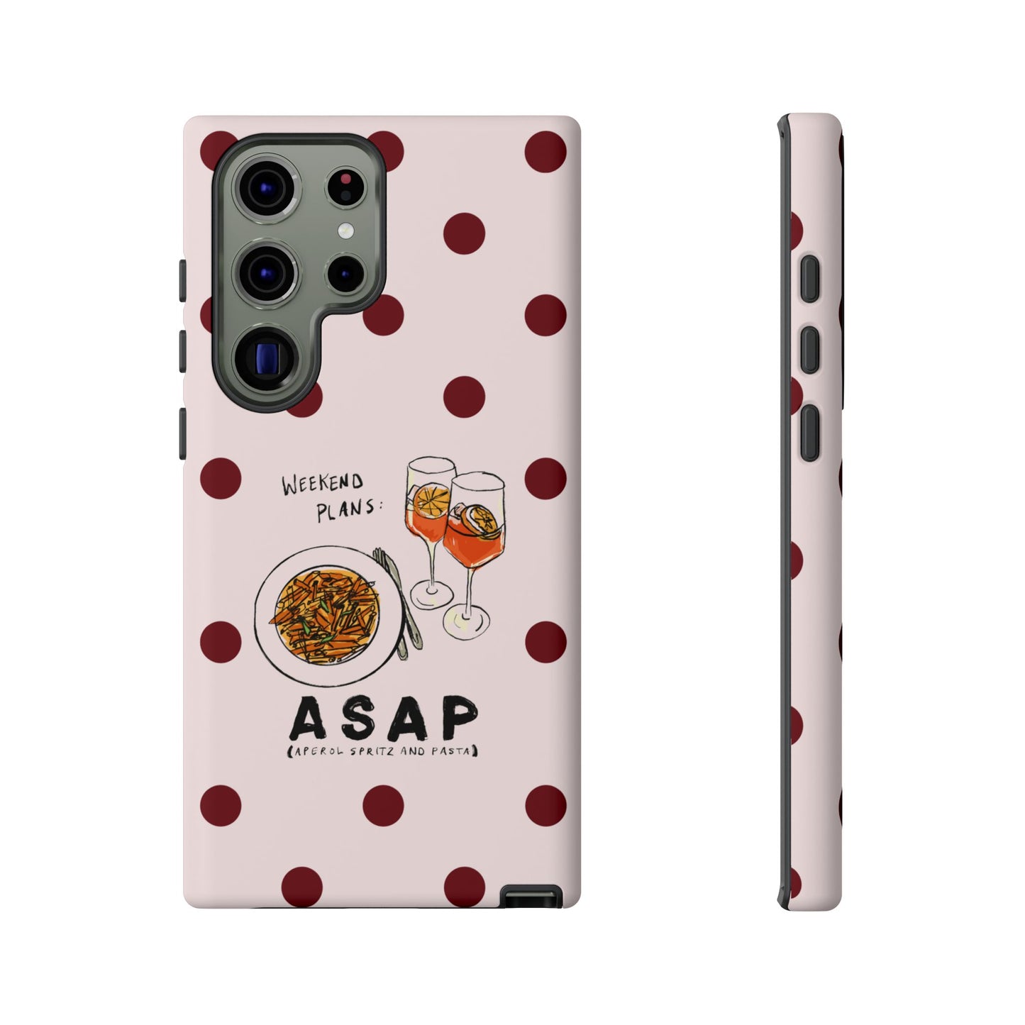 "Weekend Plans: ASAP" iPhone Case