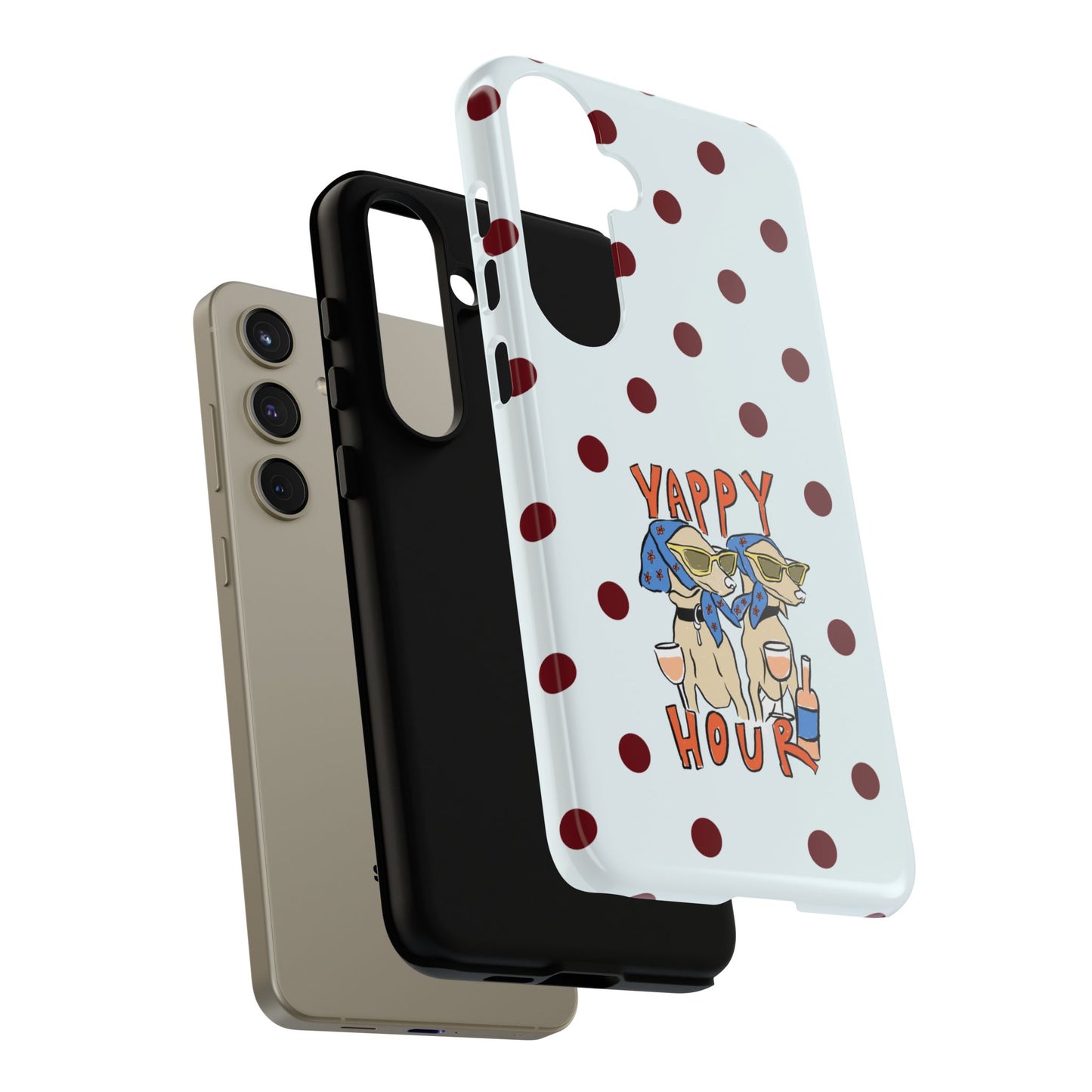 Yappy Hour Dogs iPhone Case