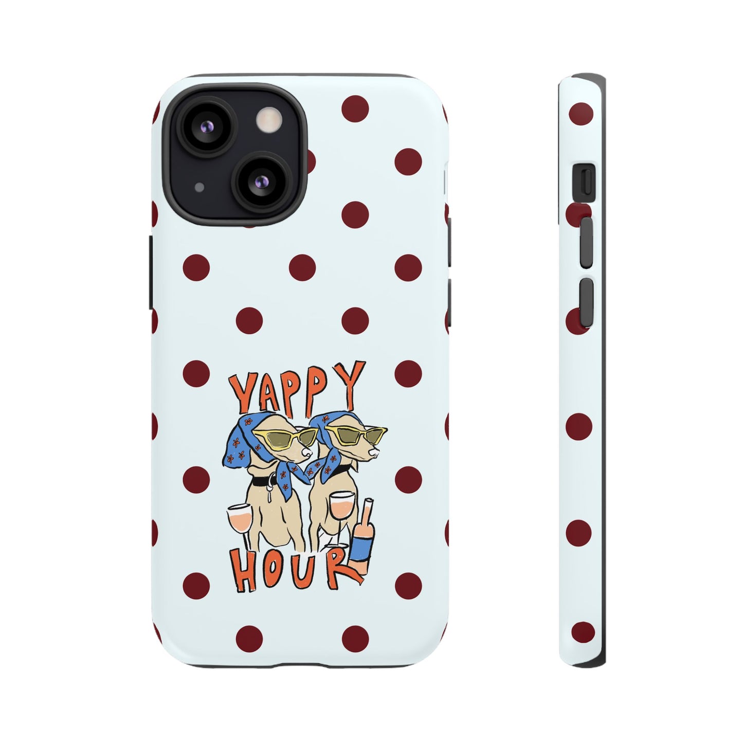 Yappy Hour Dogs iPhone Case
