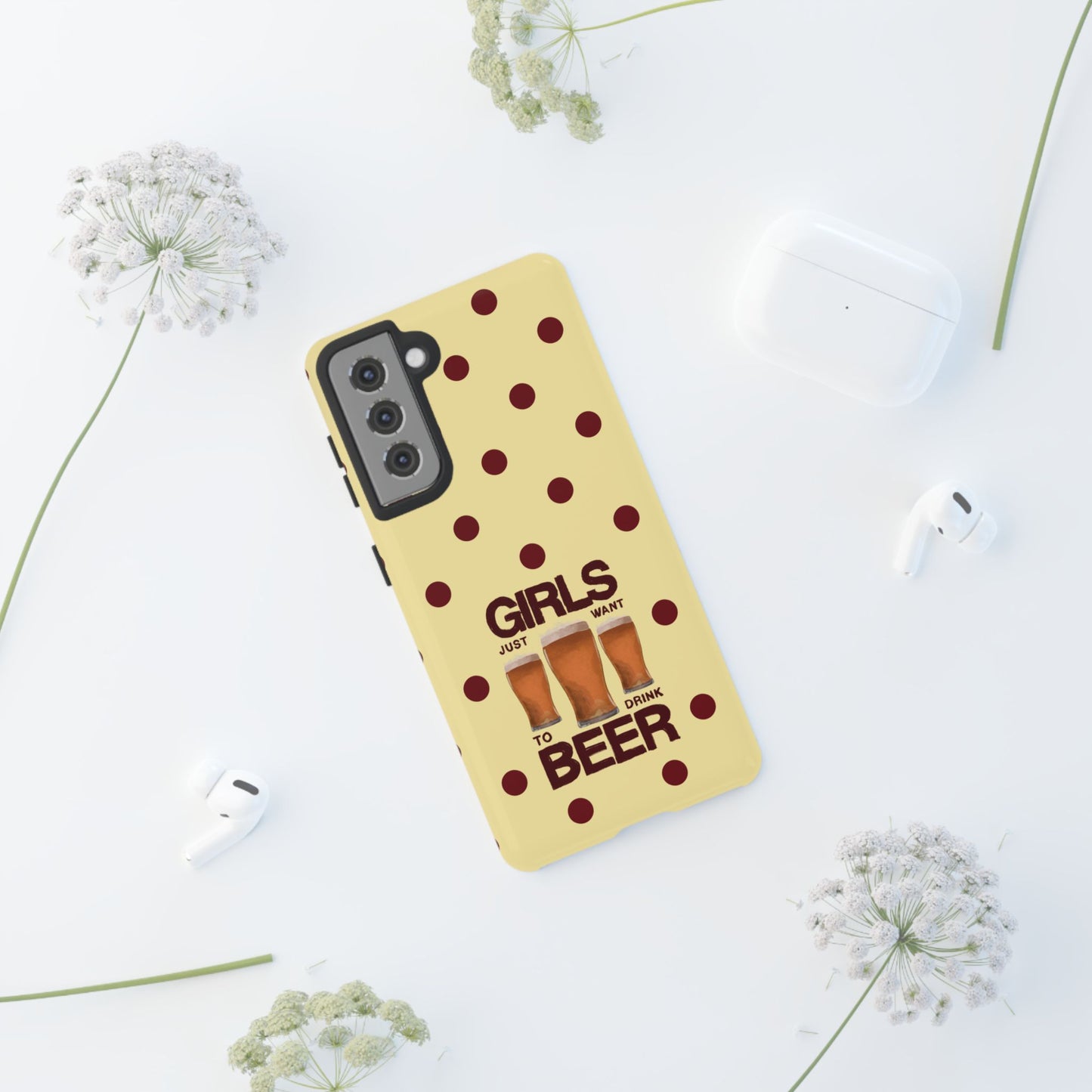 Girls Just Want to Drink Beer iPhone Case